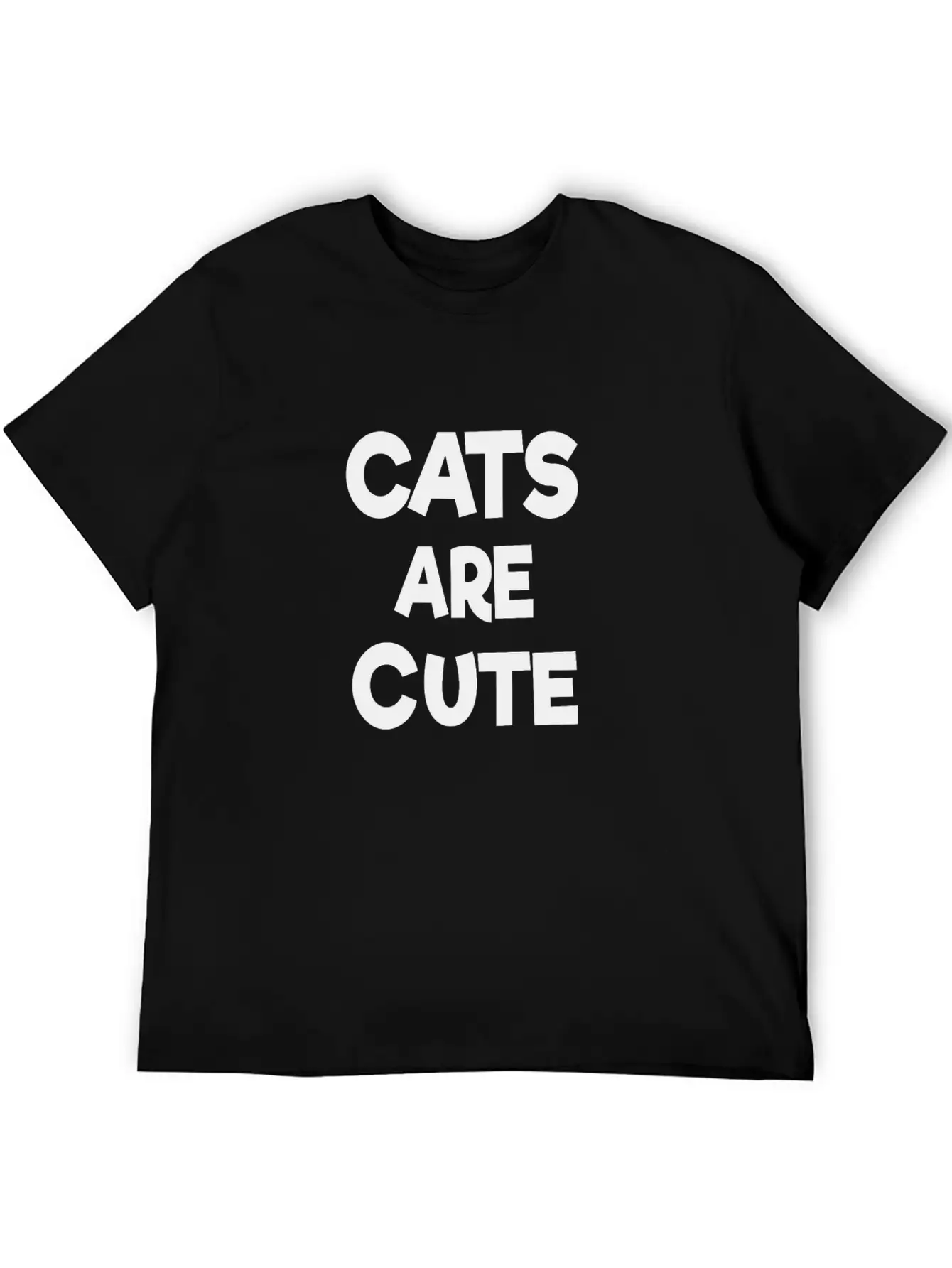 Cats Are Cute Timeless Short Sleeve Tee – Comfy And Minimalist Design