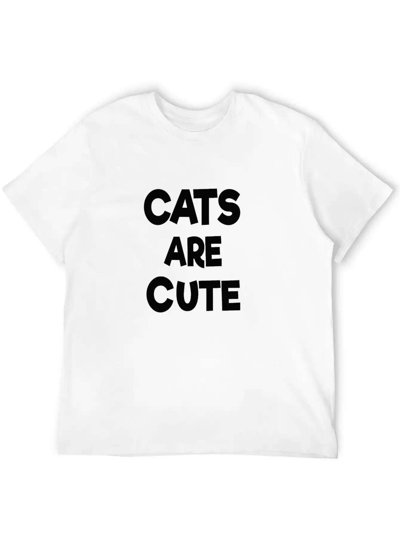 Cats Are Cute Timeless Short Sleeve Tee – Comfy And Minimalist Design