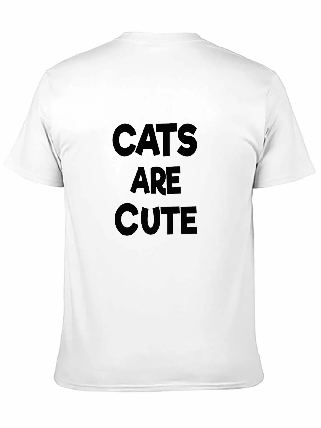 Cats Are Cute Timeless Short Sleeve Tee – Comfy And Minimalist Design