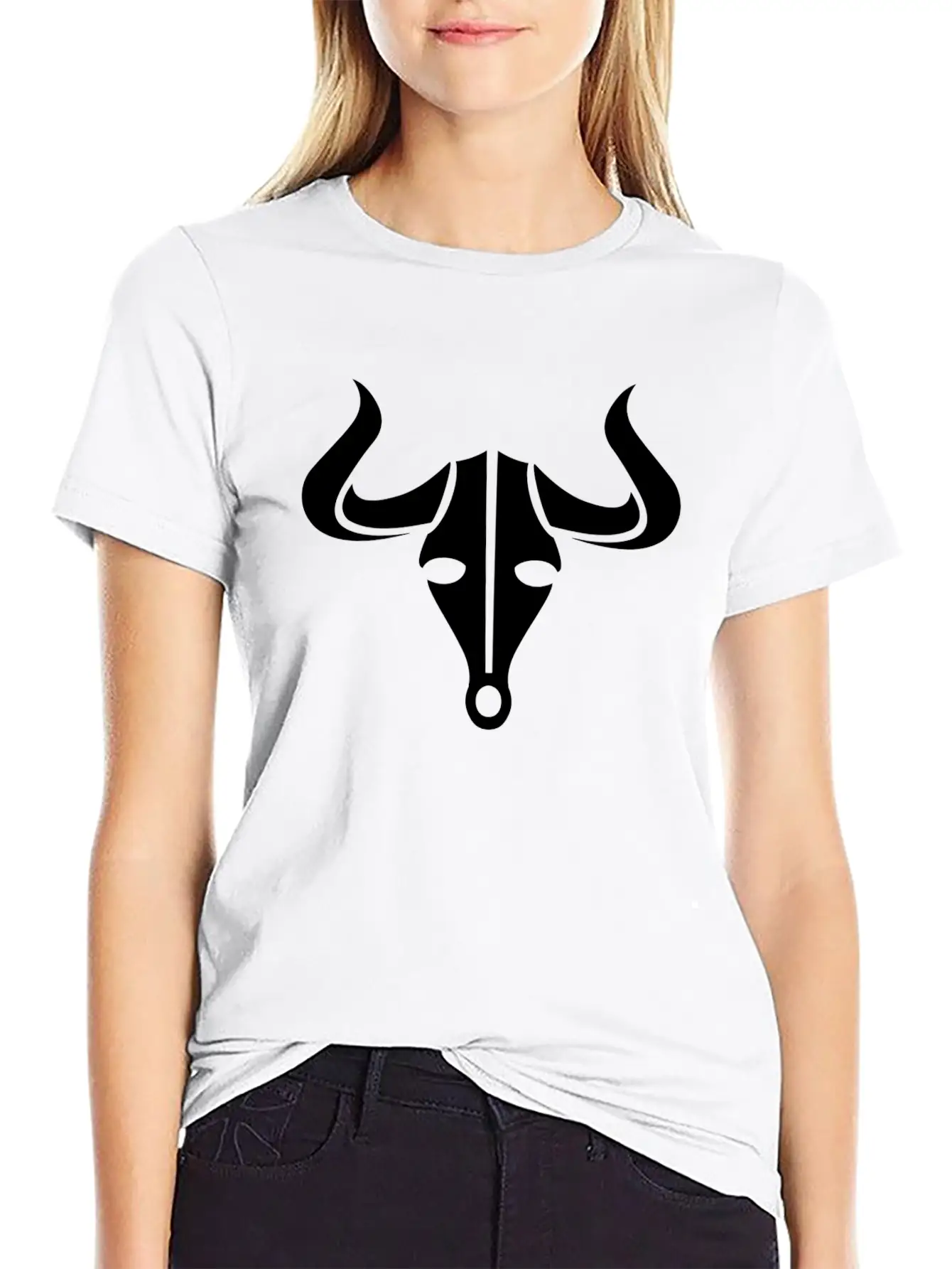 Cattle Bull Head Timeless Short Sleeve Tee – Comfy And Minimalist Design