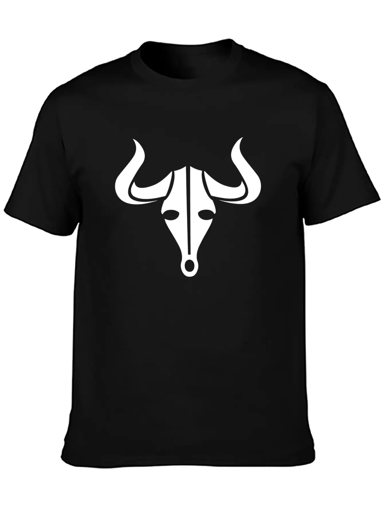 Cattle Bull Head Timeless Short Sleeve Tee – Comfy And Minimalist Design