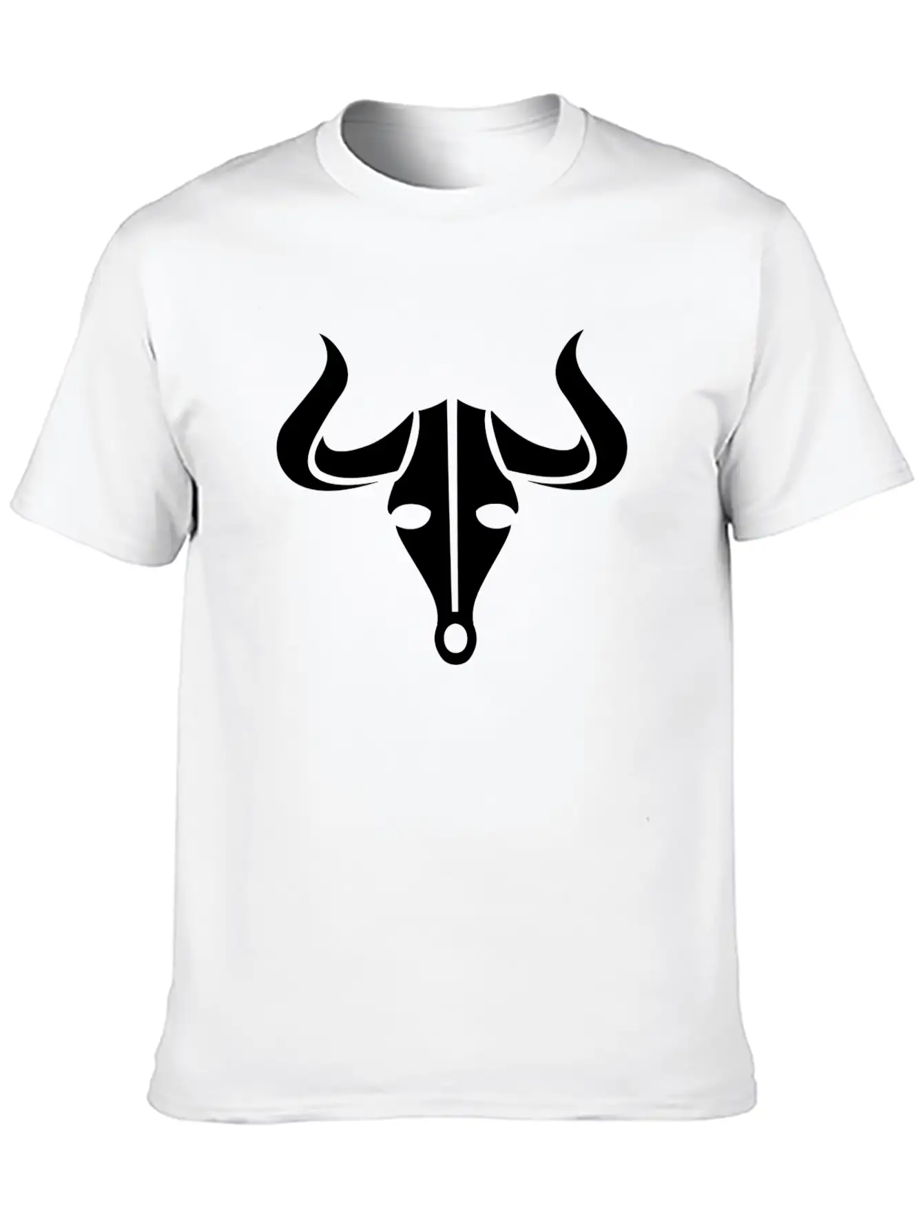 Cattle Bull Head Timeless Short Sleeve Tee – Comfy And Minimalist Design