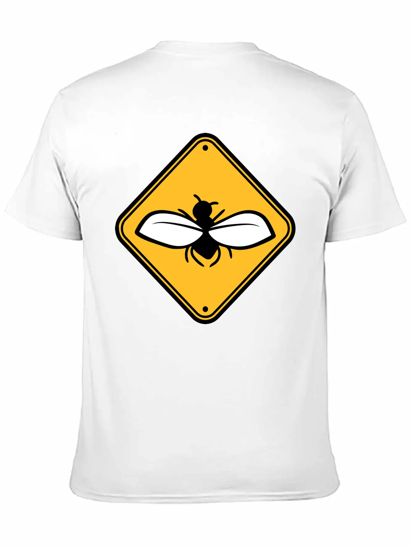 Caution Annoying Fly Unisex Short Sleeve Soft Cotton T-Shirt – Casual Everyday Wear