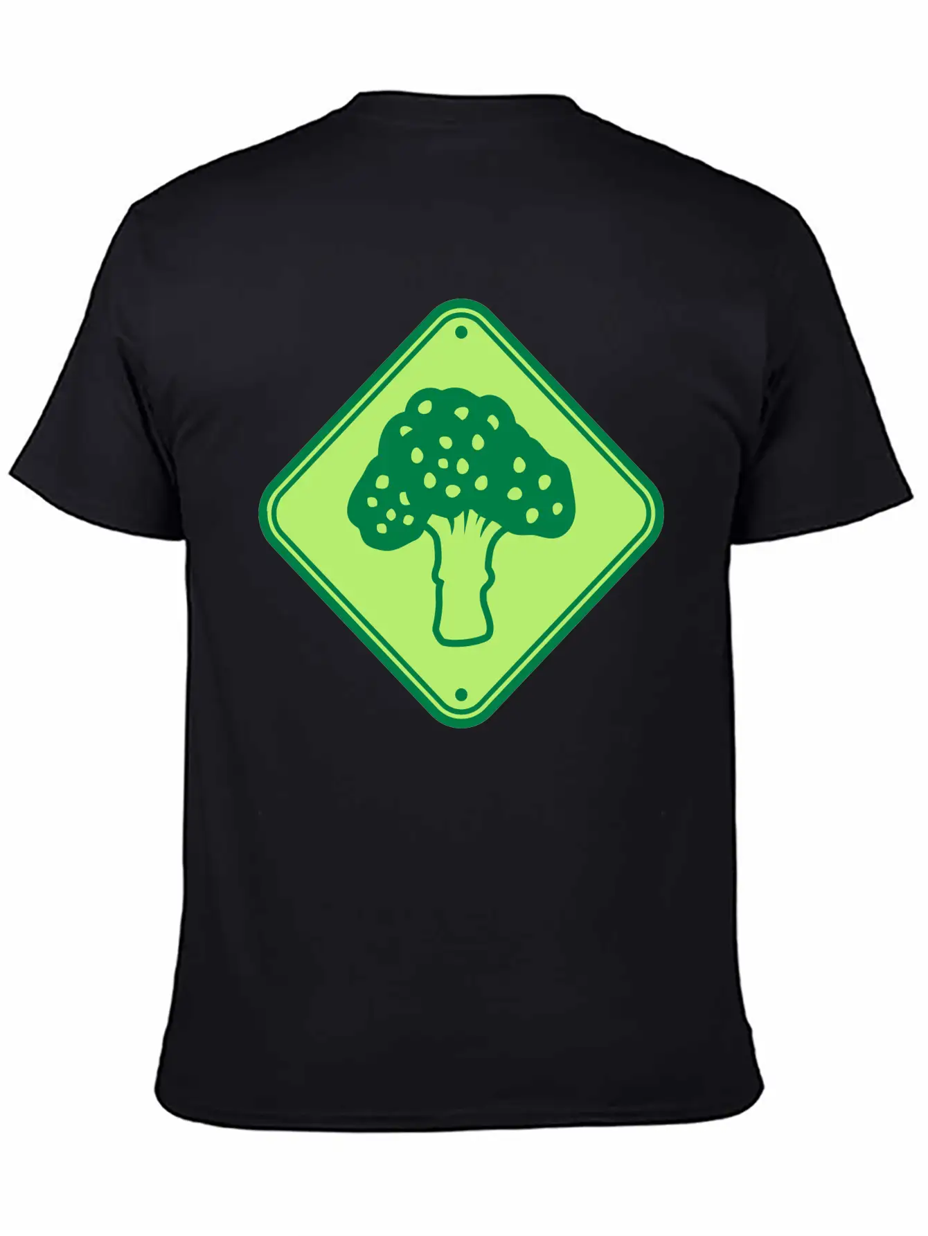 Caution Vegetables Broccoli Essential Unisex Summer Tee – Soft Cotton Casual Fit