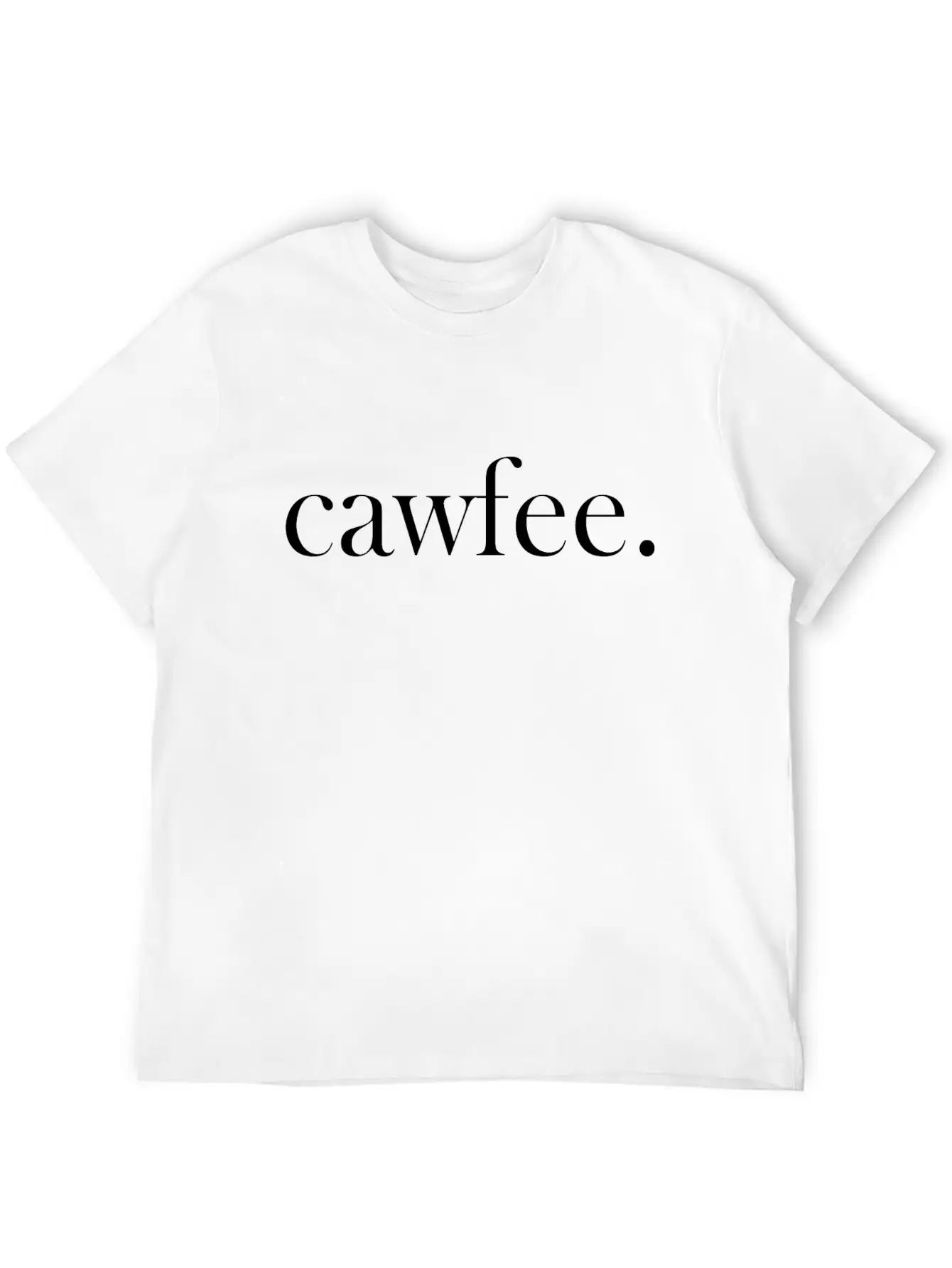Cawfee Unisex Short Sleeve Soft Cotton T-Shirt – Casual Everyday Wear