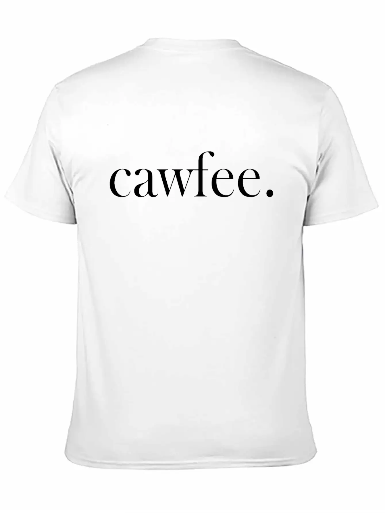 Cawfee Unisex Short Sleeve Soft Cotton T-Shirt – Casual Everyday Wear