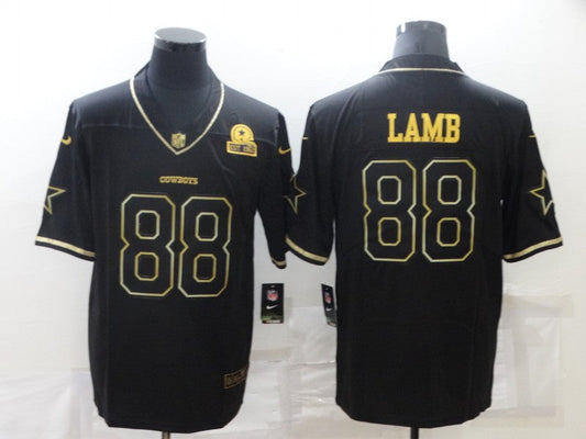 Men's Dallas Cowboys #88 CeeDee Lamb Black Game Jerseys