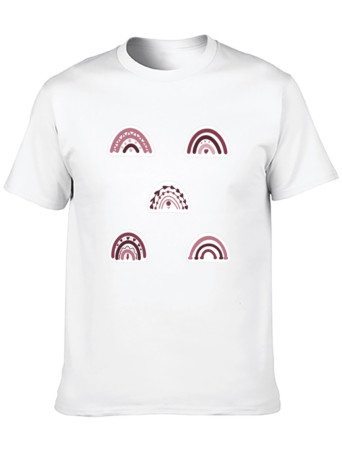 Rainbow Graphic Tee - Trendy Casual Shirt
