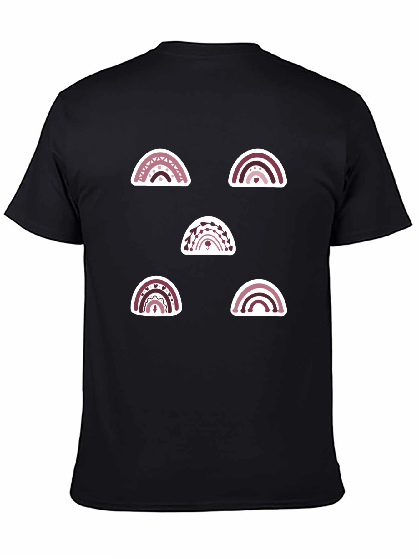 Rainbow Graphic Tee - Trendy Casual Shirt