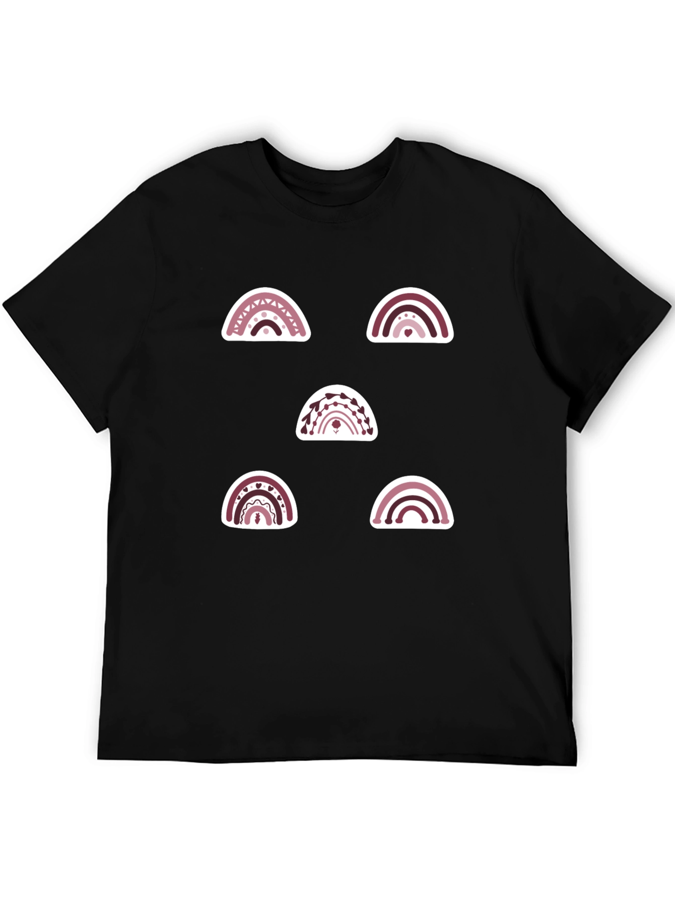 Rainbow Graphic Tee - Trendy Casual Shirt