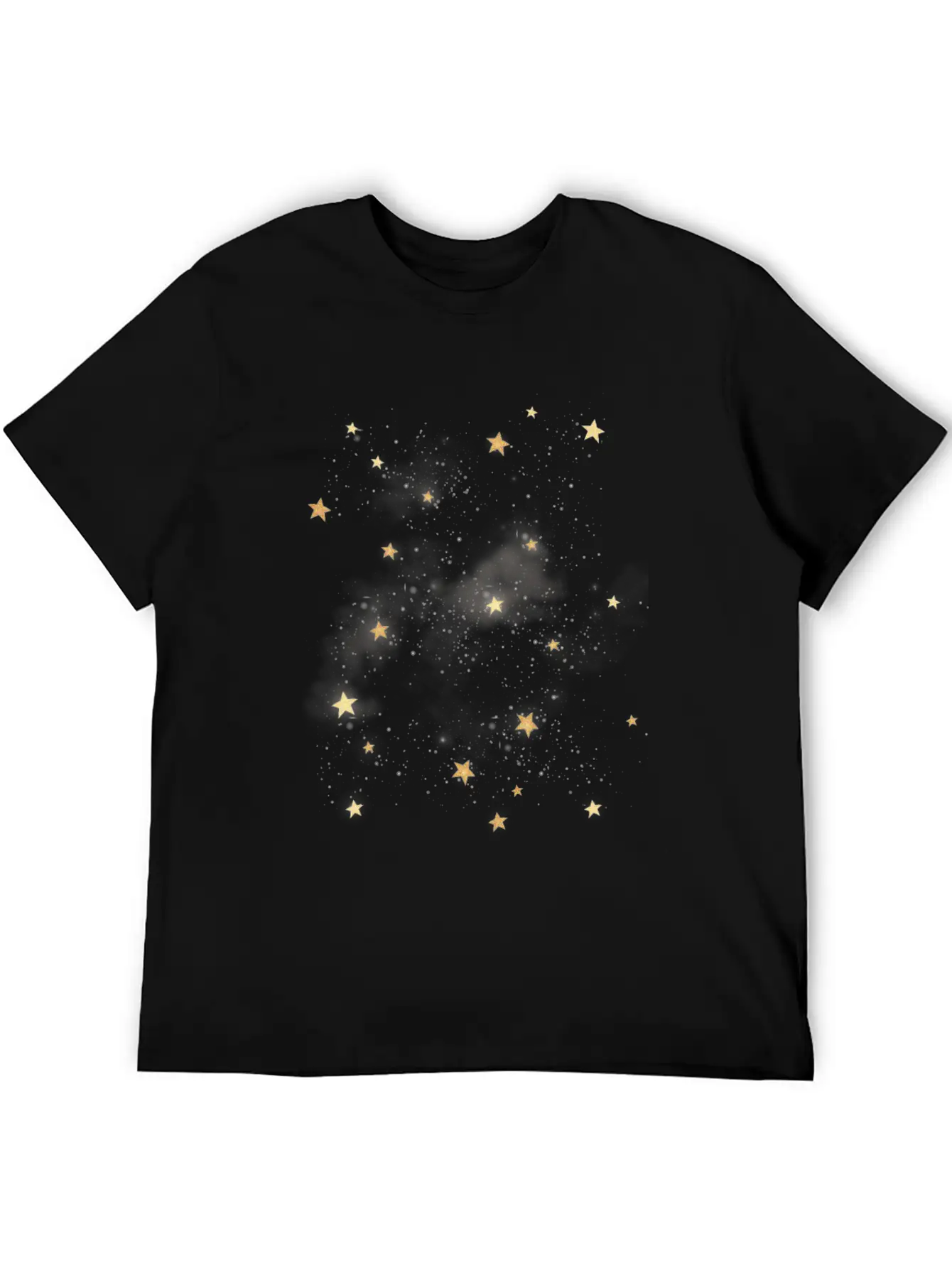 Celestial Space Aesthetic Galaxy Stars Timeless Short Sleeve Tee – Comfy And Minimalist Design