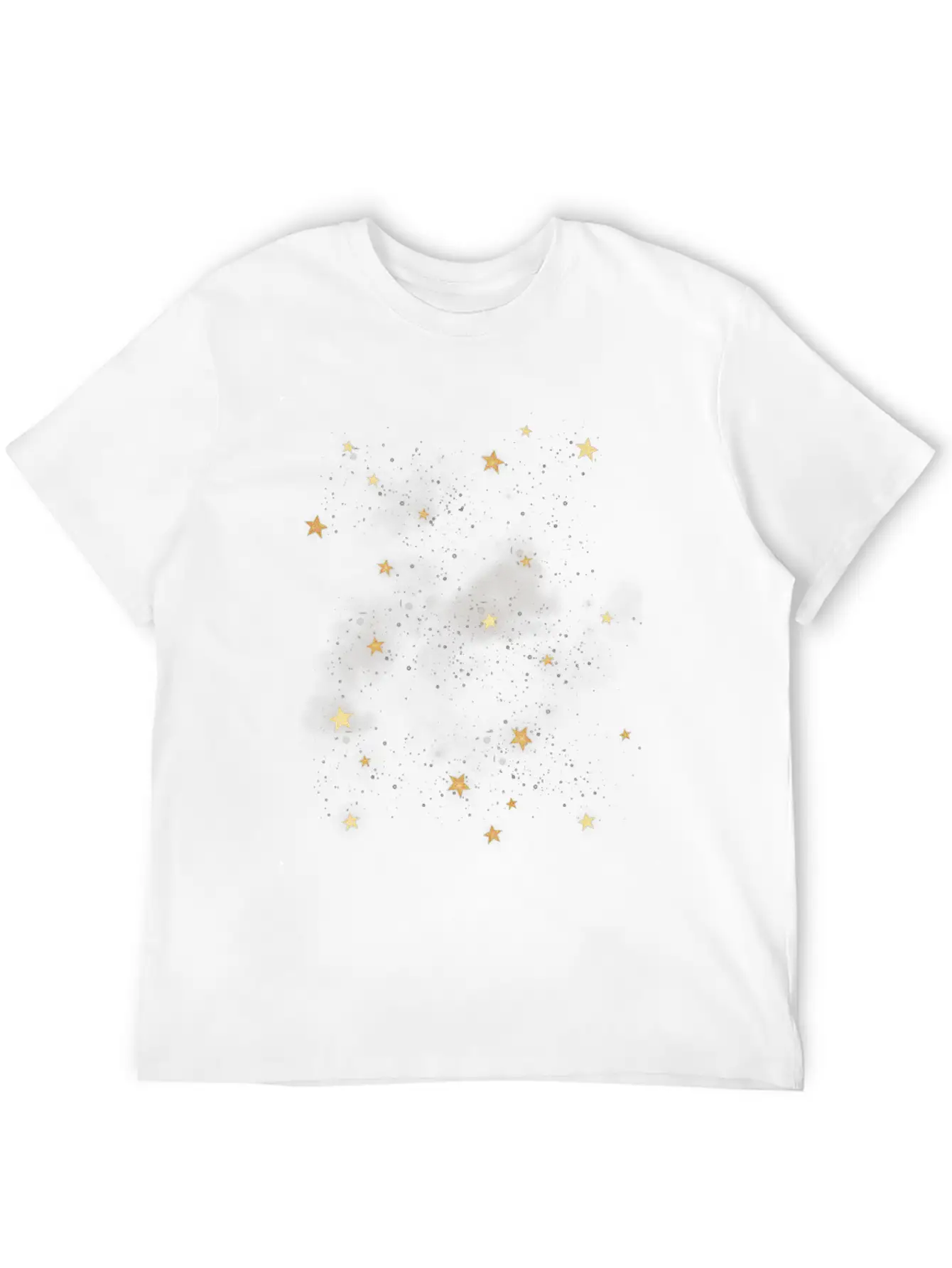 Celestial Space Aesthetic Galaxy Stars Timeless Short Sleeve Tee – Comfy And Minimalist Design