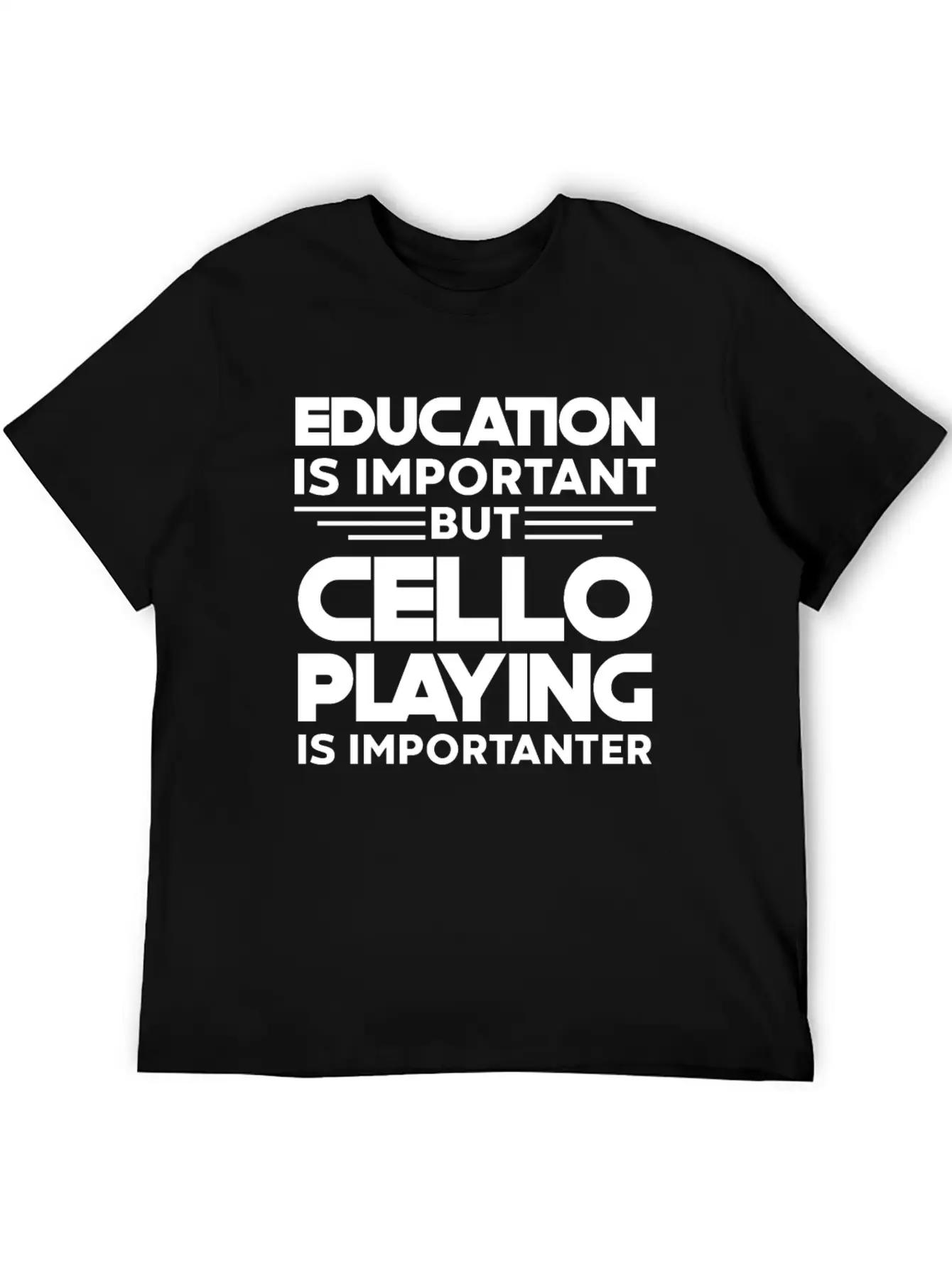 Cello Instrument Orchestra Is Importanter Timeless Short Sleeve Tee – Comfy And Minimalist Design