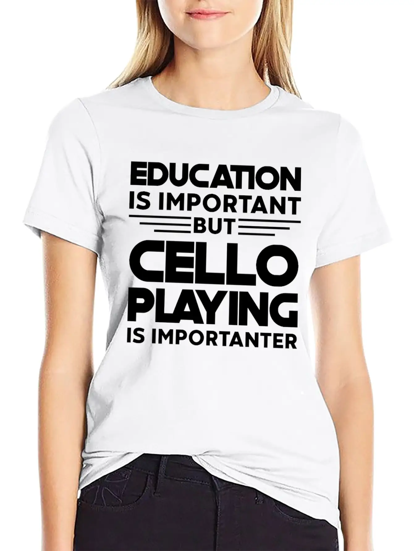 Cello Instrument Orchestra Is Importanter Timeless Short Sleeve Tee – Comfy And Minimalist Design