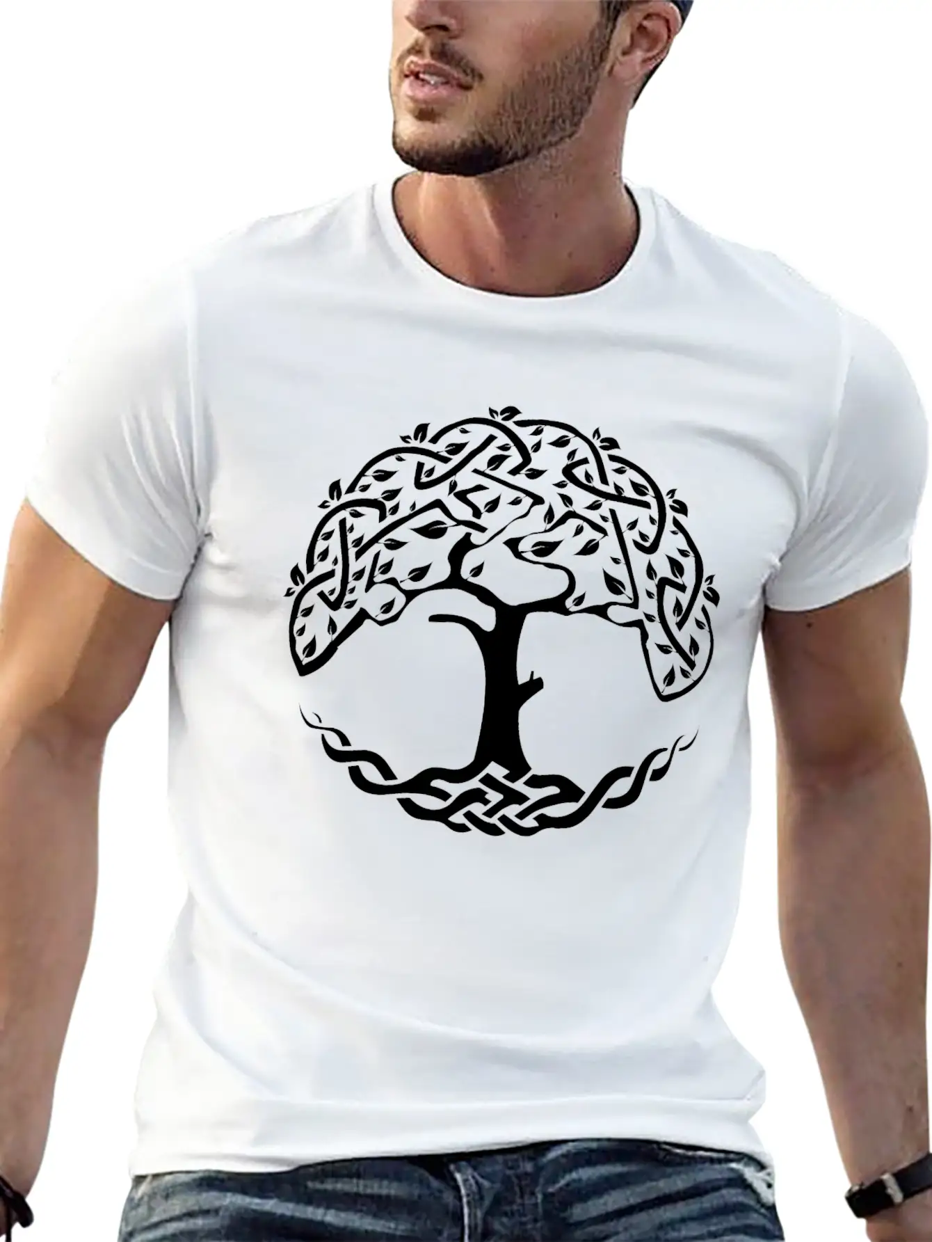 Celtic Symbols Tree Of Life - Gift Idea Timeless Short Sleeve Tee – Comfy And Minimalist Design
