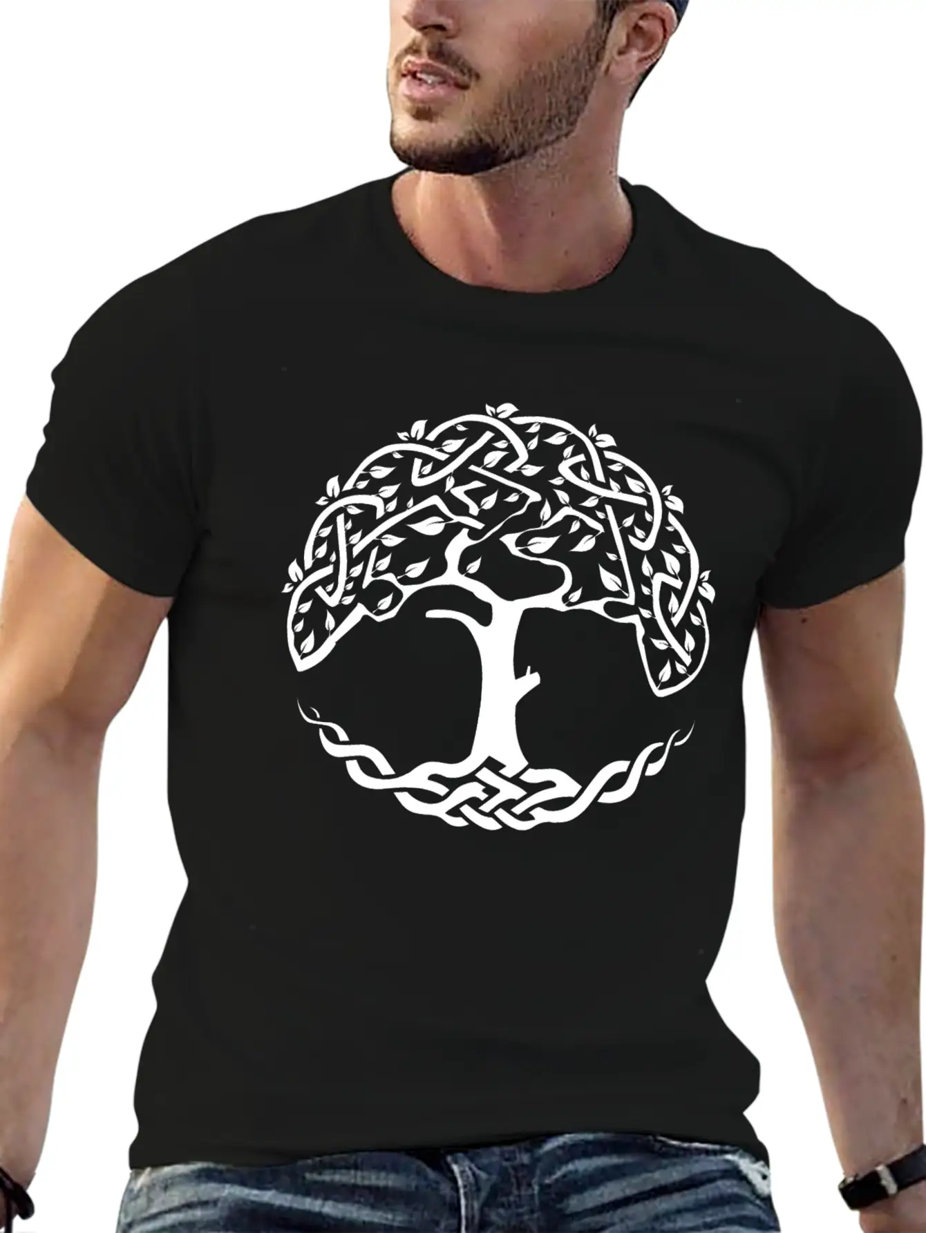 Celtic Symbols Tree Of Life - Gift Idea Timeless Short Sleeve Tee – Comfy And Minimalist Design
