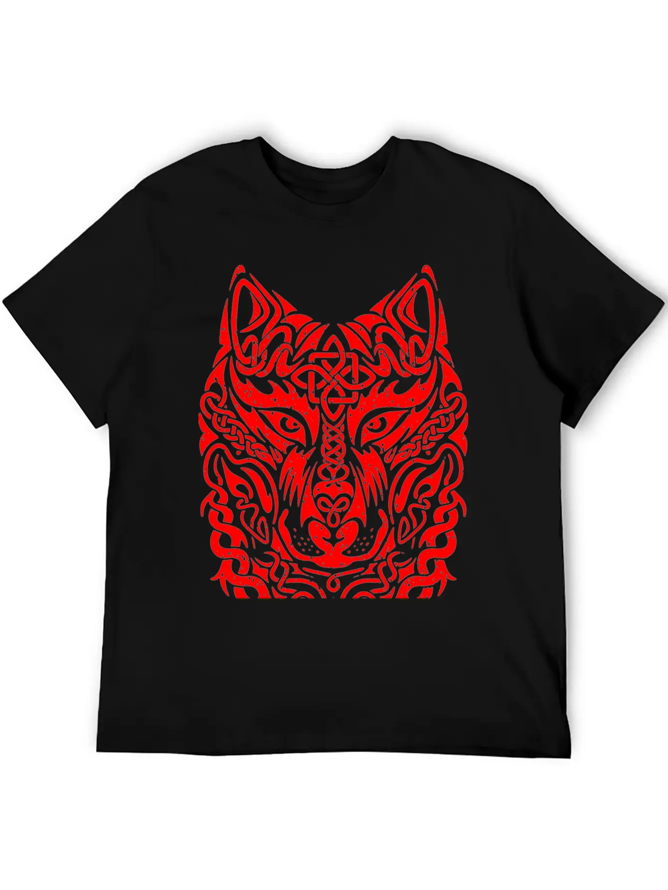 Celtic Wolf Basic Graphic T-Shirt – Daily Comfort In Soft Cotton