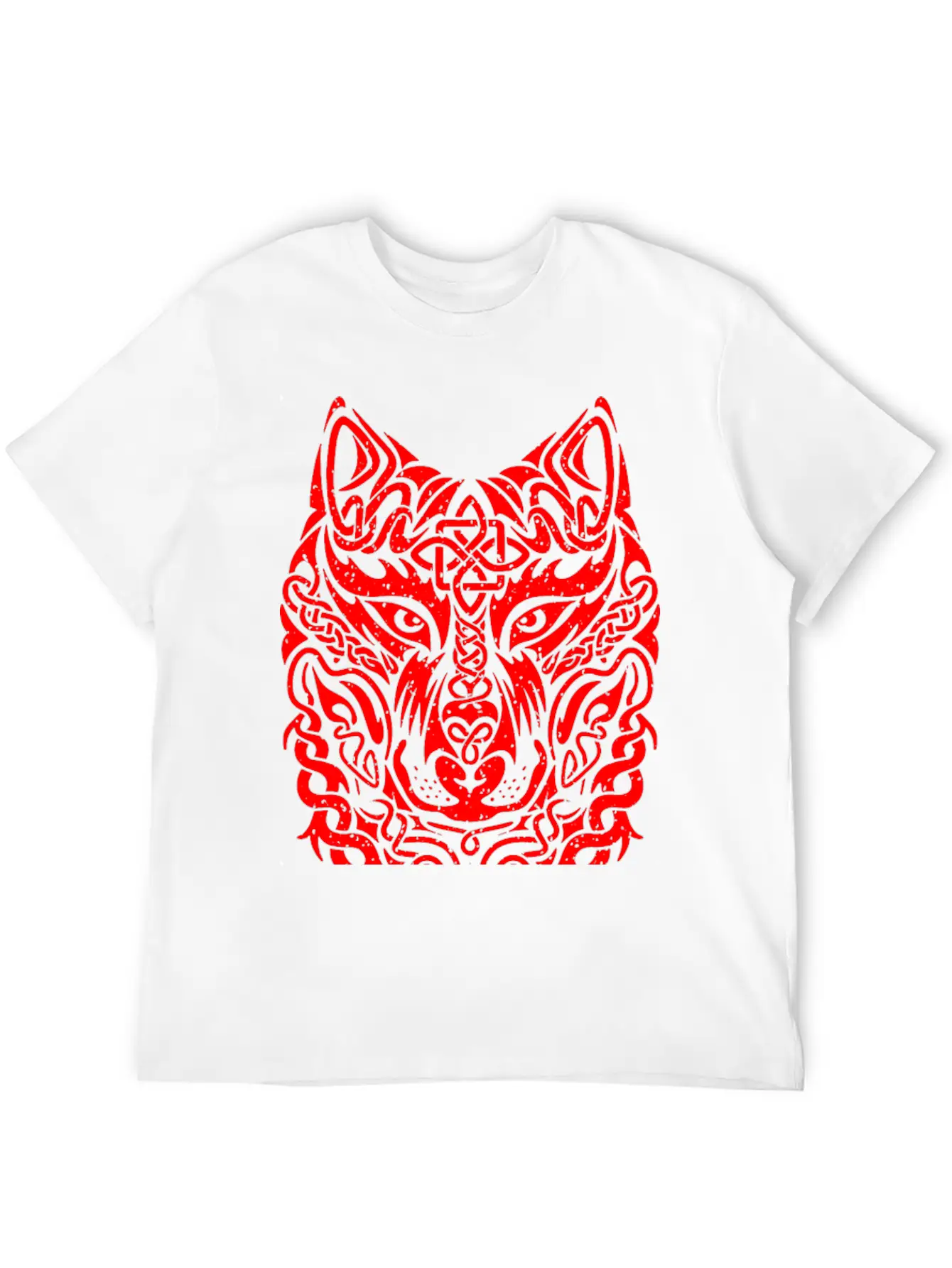 Celtic Wolf Basic Graphic T-Shirt – Daily Comfort In Soft Cotton