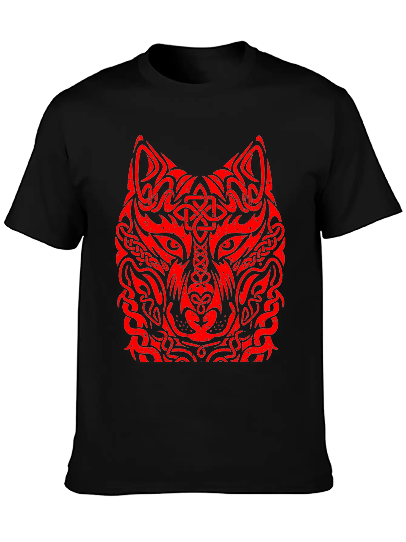 Celtic Wolf Basic Graphic T-Shirt – Daily Comfort In Soft Cotton