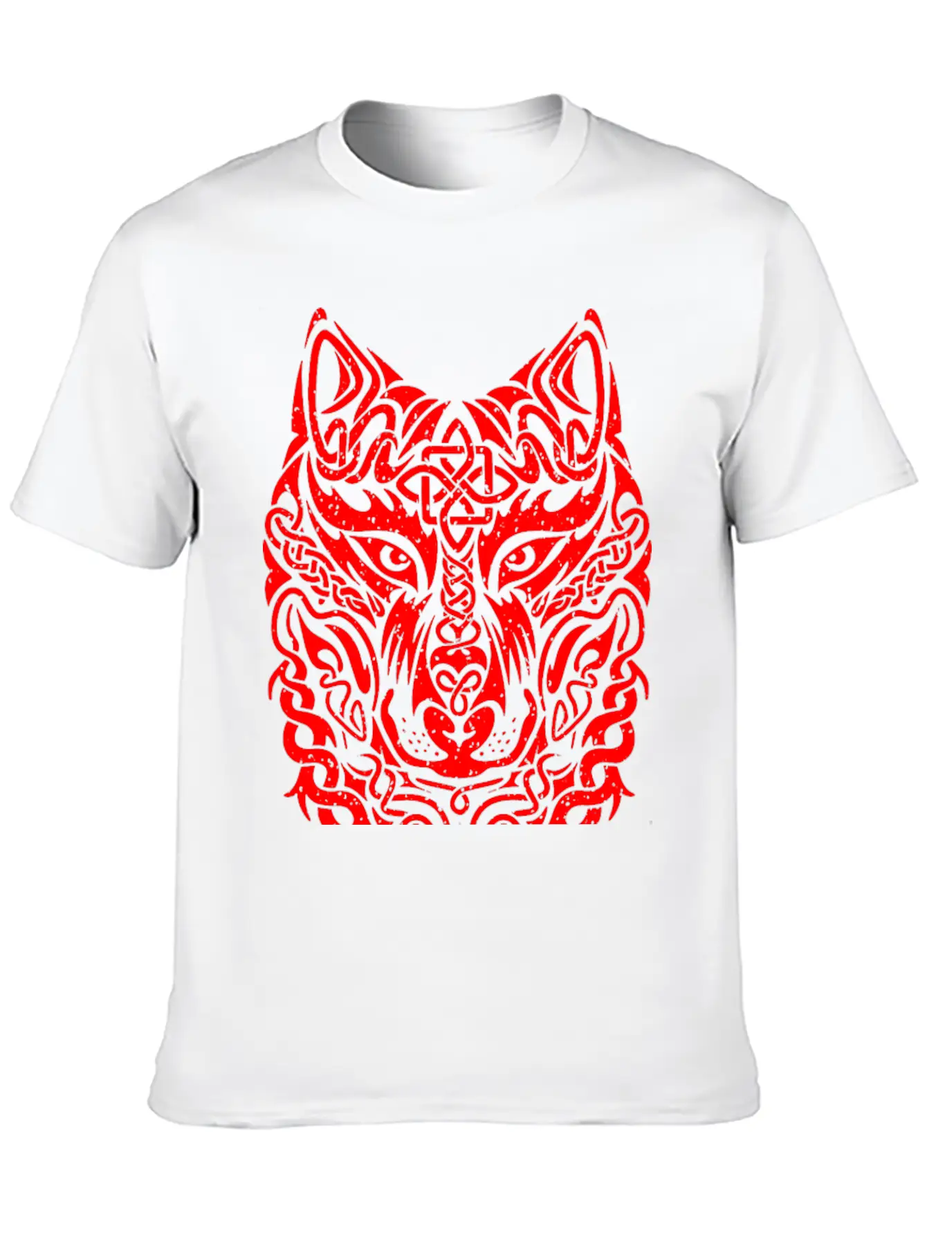 Celtic Wolf Basic Graphic T-Shirt – Daily Comfort In Soft Cotton
