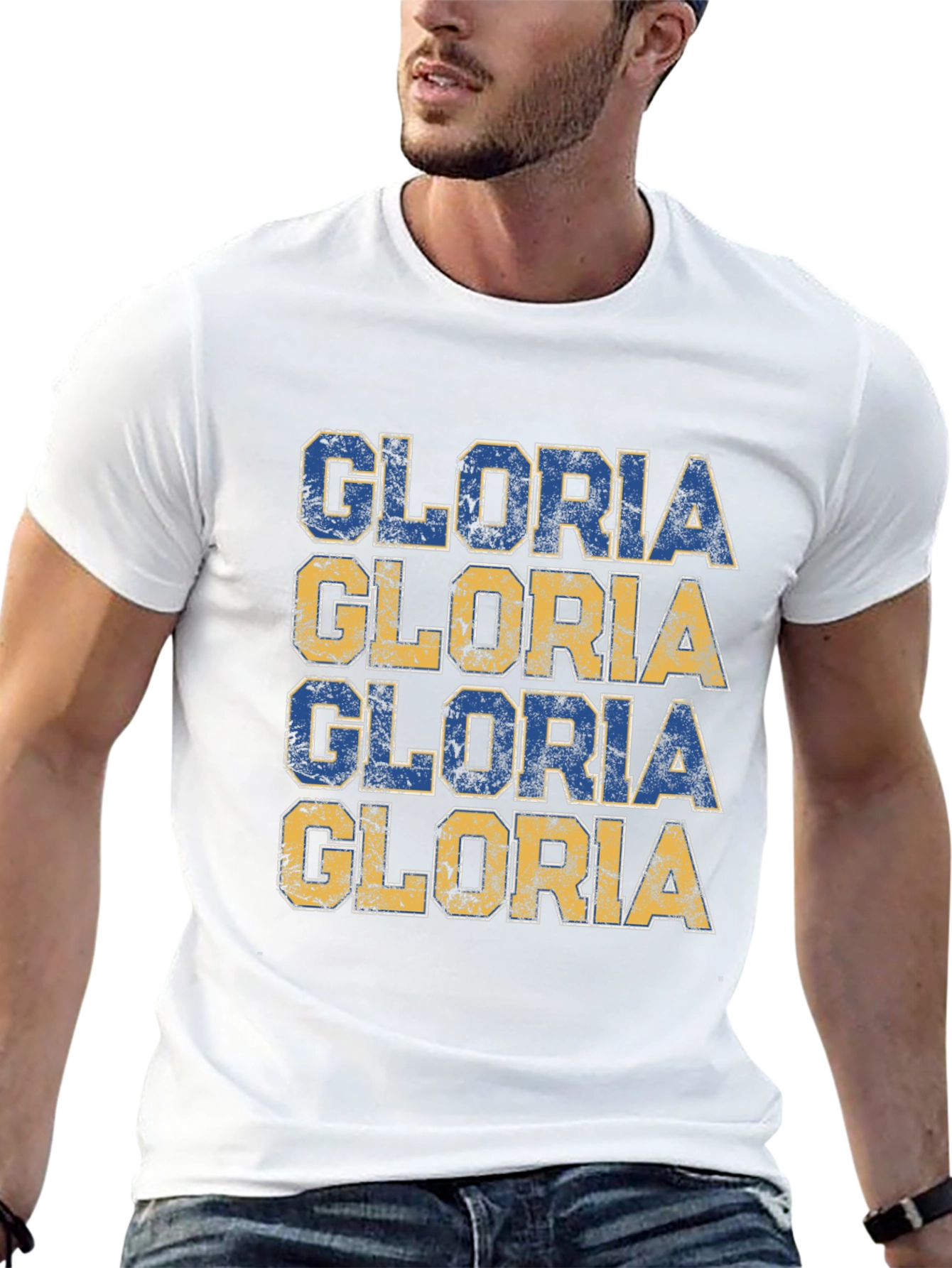 Gloria Graphic Tee - Trendy Casual Shirt