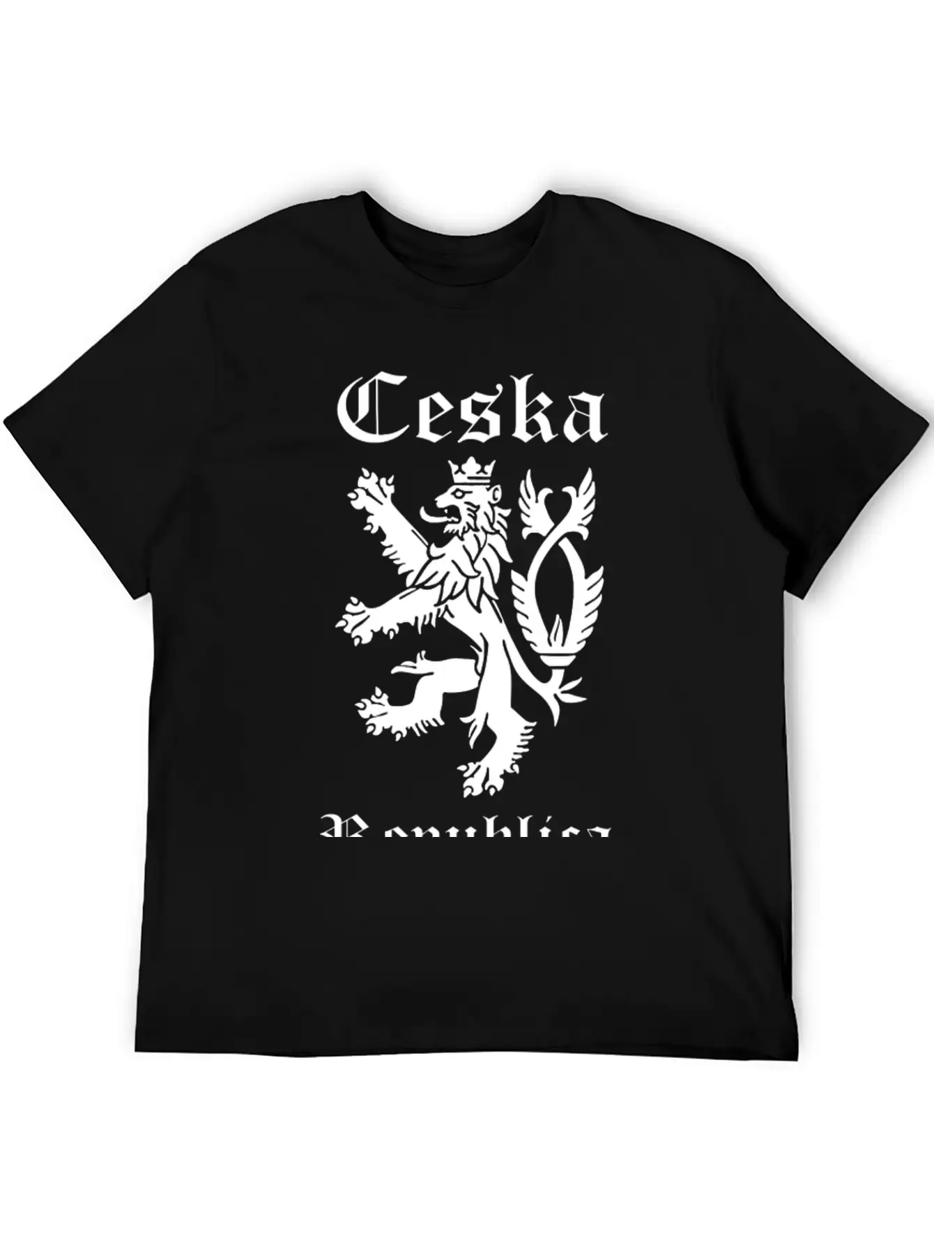 CESKA Czech Republic Lion Rampant Comfortable Minimalist Graphic Tee – Summer Style Essential