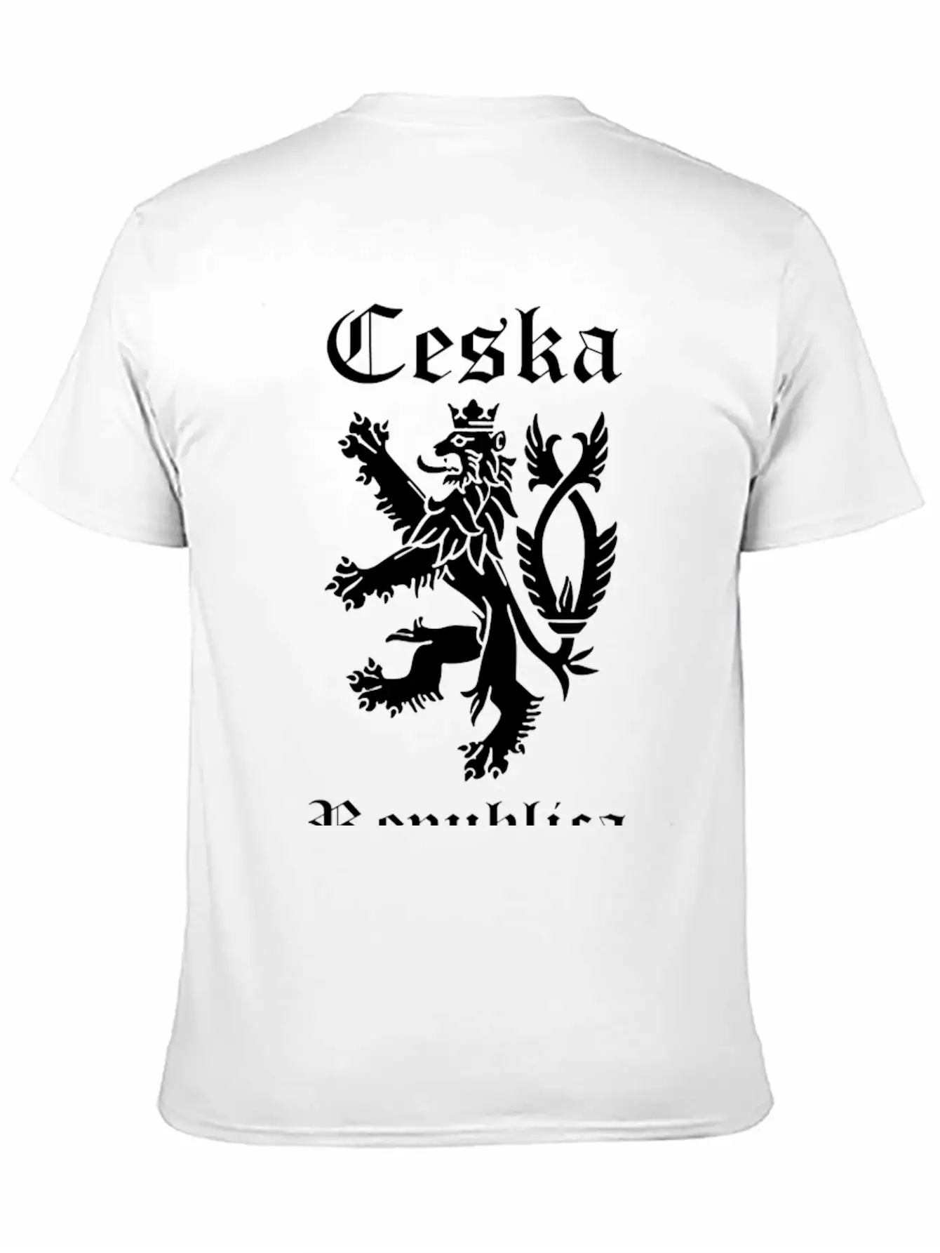 CESKA Czech Republic Lion Rampant Comfortable Minimalist Graphic Tee – Summer Style Essential