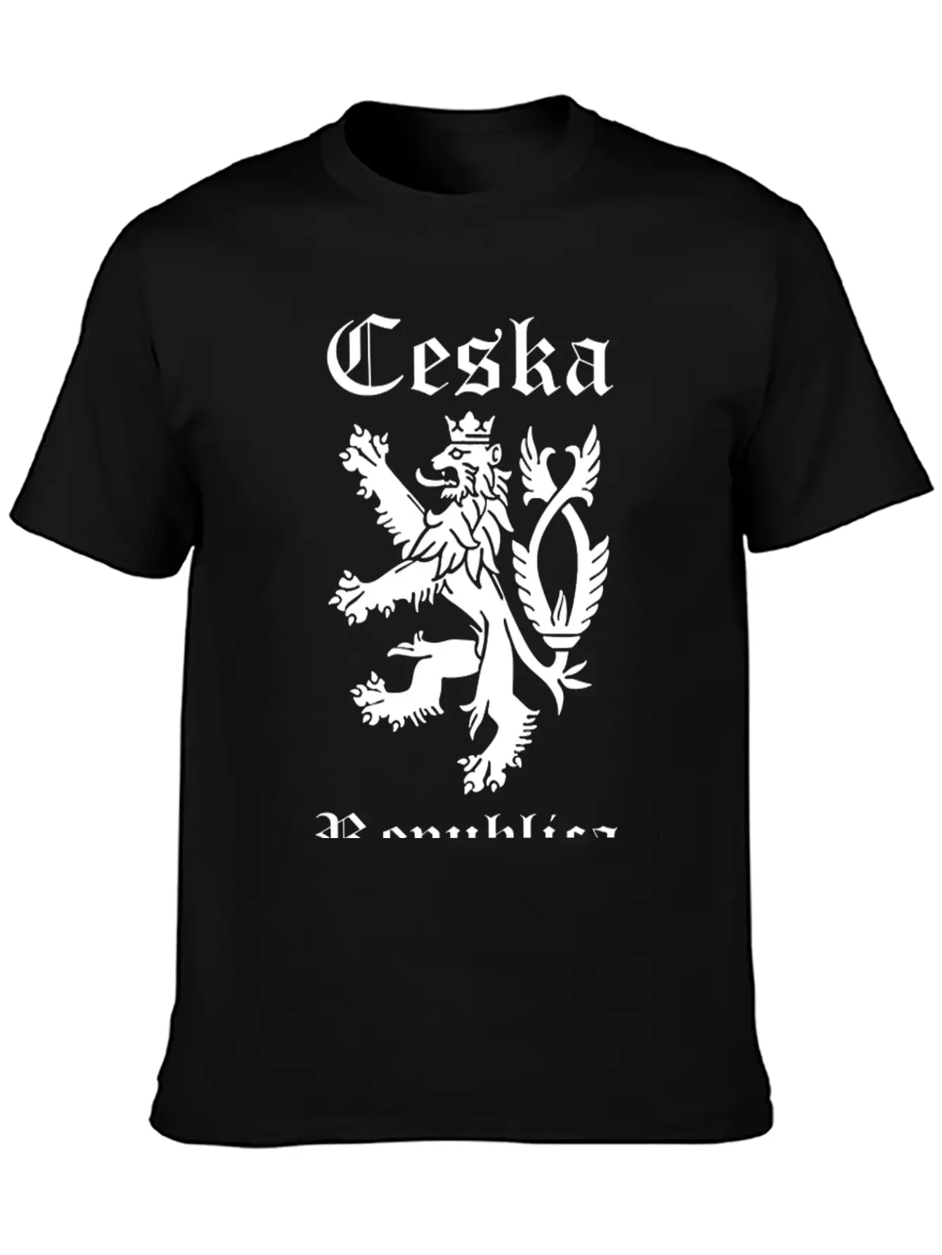 CESKA Czech Republic Lion Rampant Comfortable Minimalist Graphic Tee – Summer Style Essential