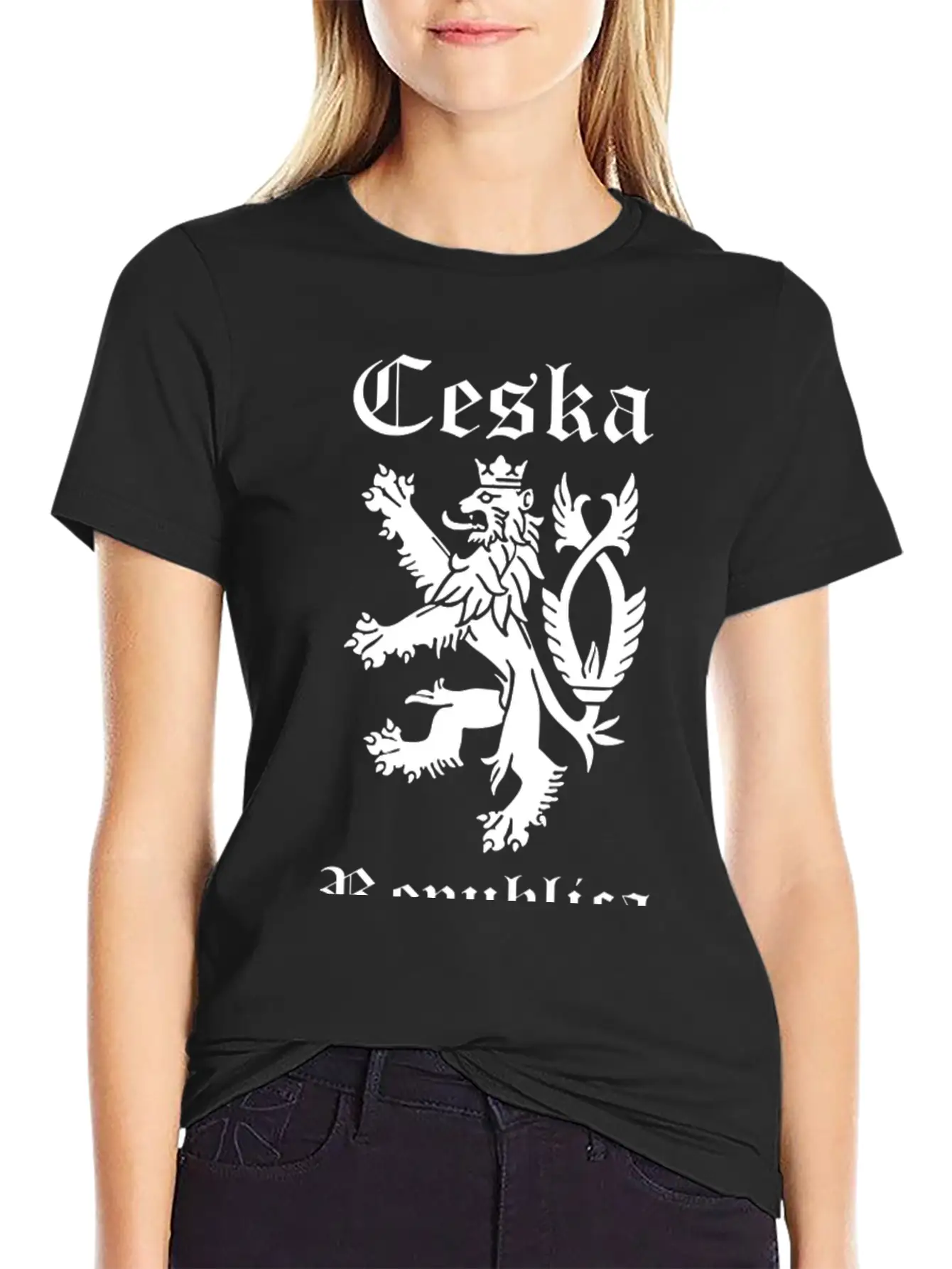 CESKA Czech Republic Lion Rampant Comfortable Minimalist Graphic Tee – Summer Style Essential
