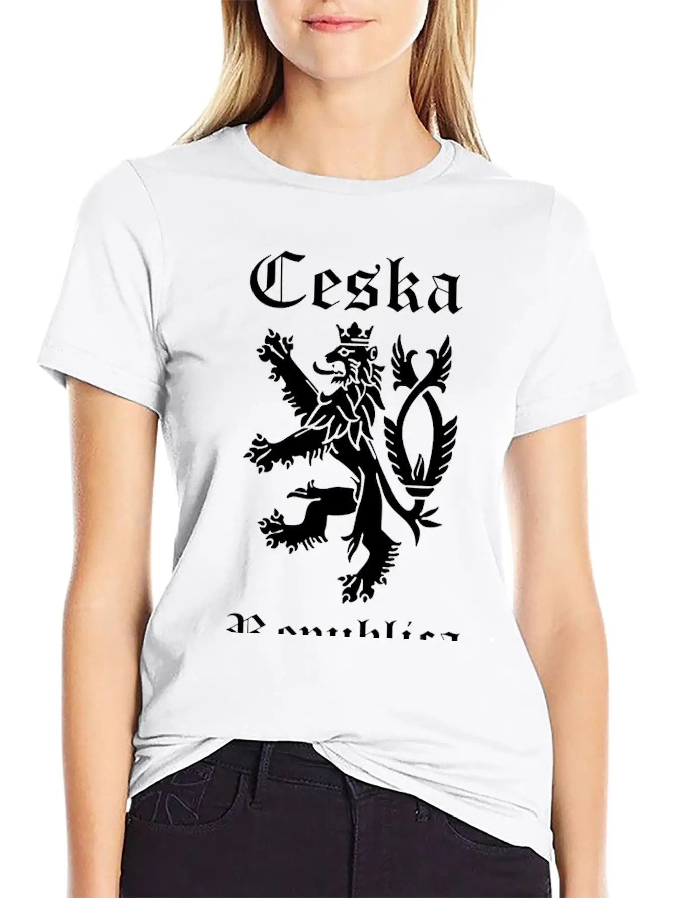 CESKA Czech Republic Lion Rampant Comfortable Minimalist Graphic Tee – Summer Style Essential