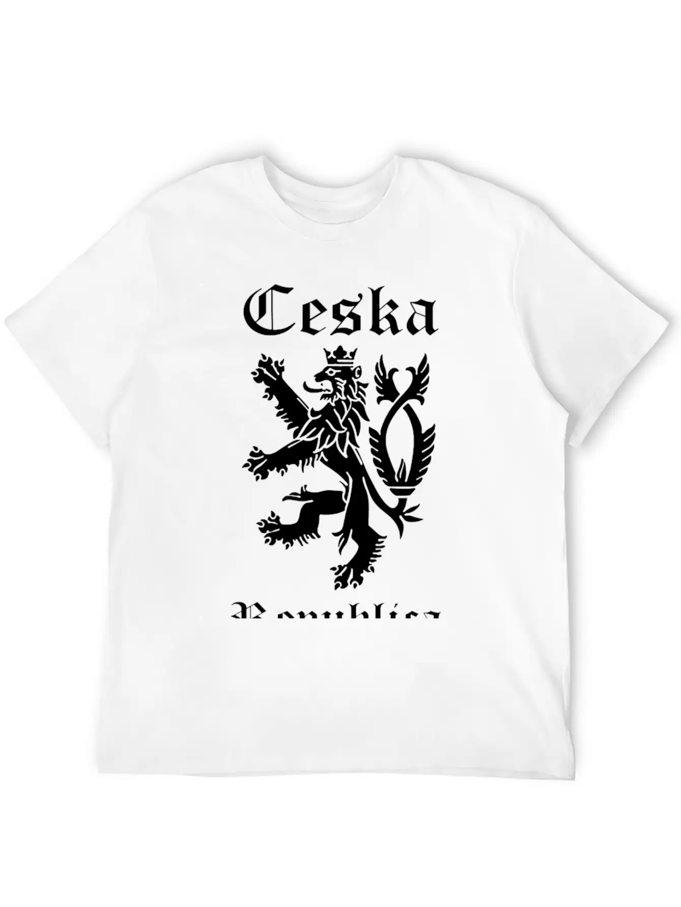 CESKA Czech Republic Lion Rampant Comfortable Minimalist Graphic Tee – Summer Style Essential