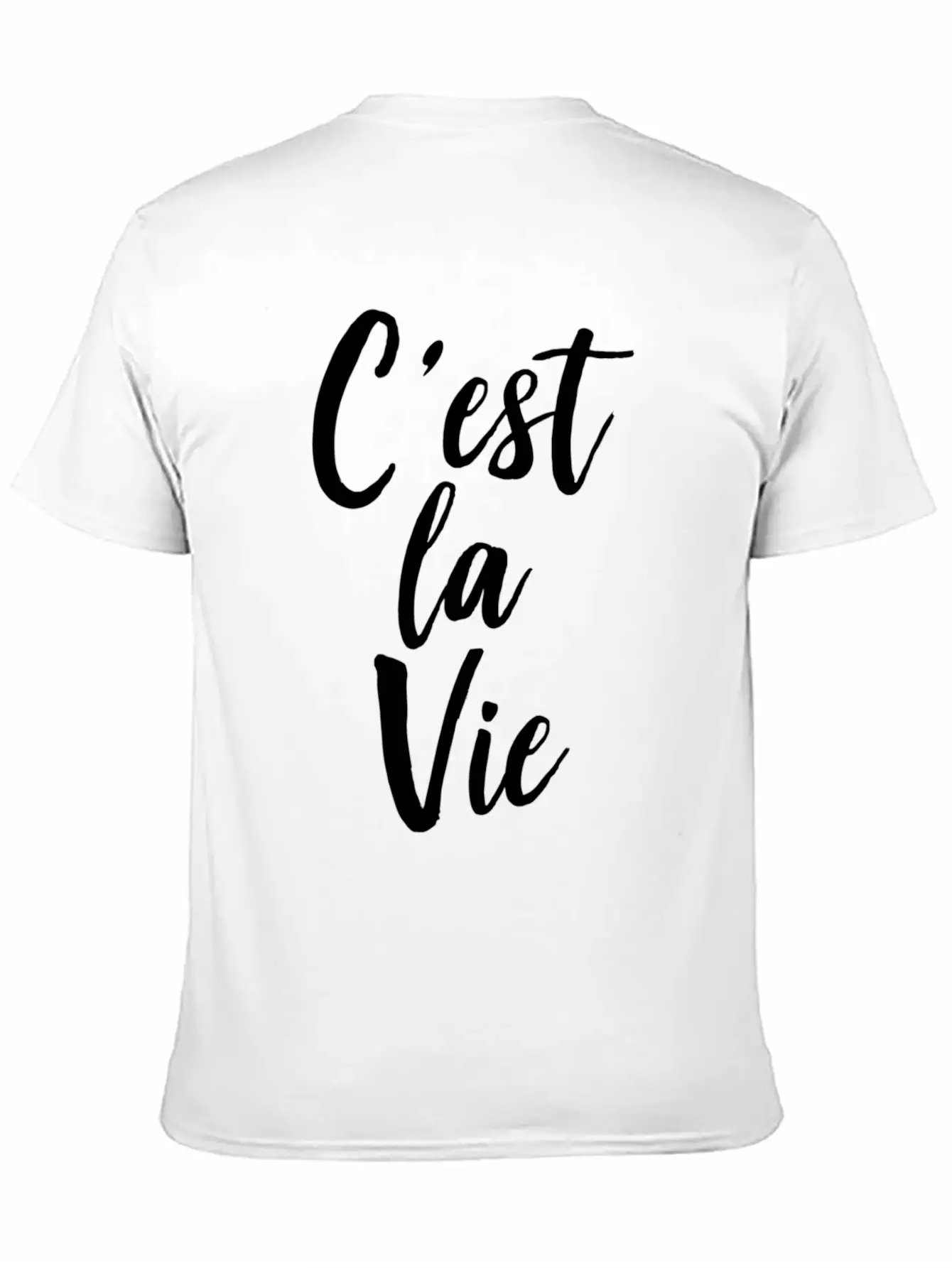 C'Est La Vie Basic Graphic T-Shirt – Daily Comfort In Soft Cotton