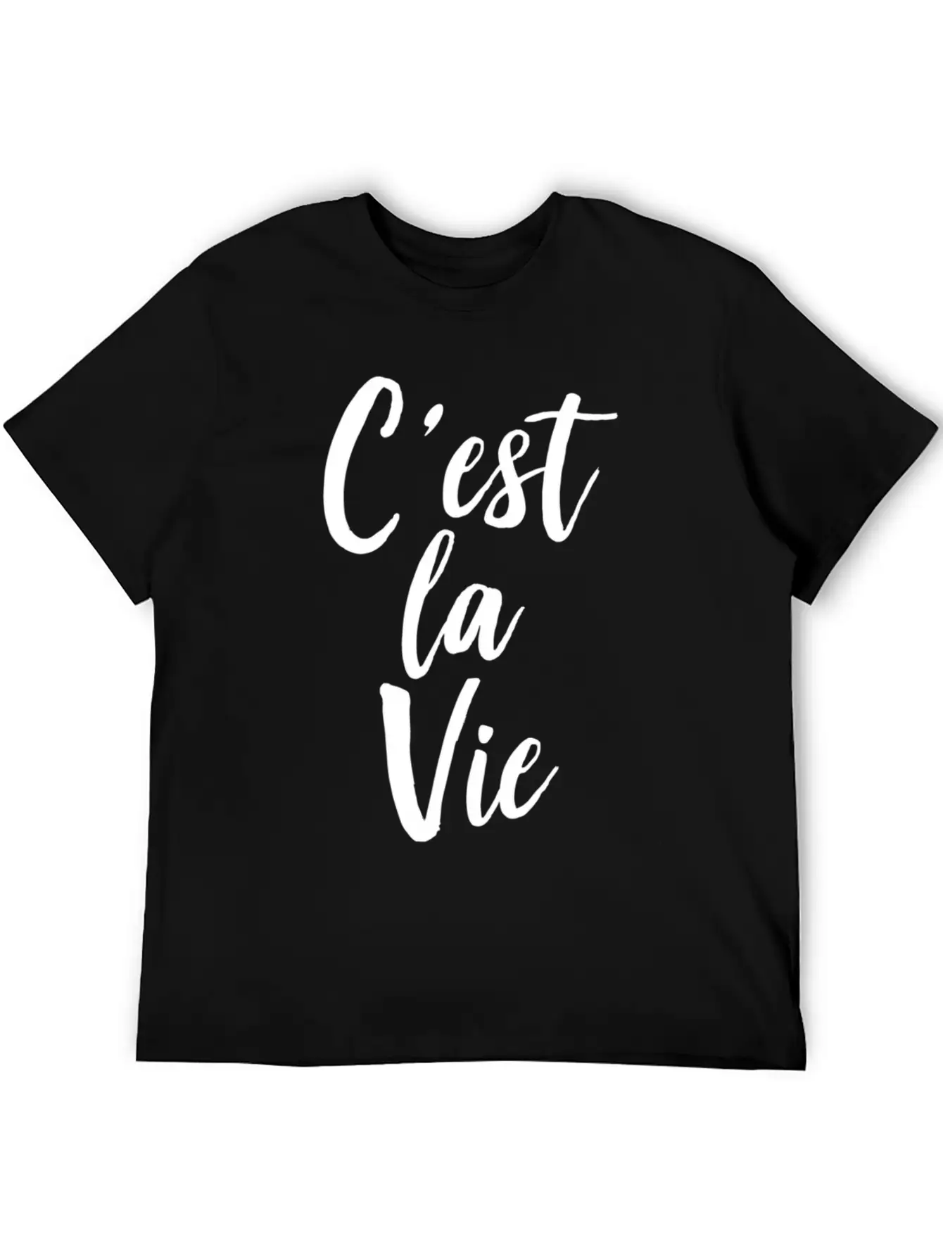 C'Est La Vie Basic Graphic T-Shirt – Daily Comfort In Soft Cotton