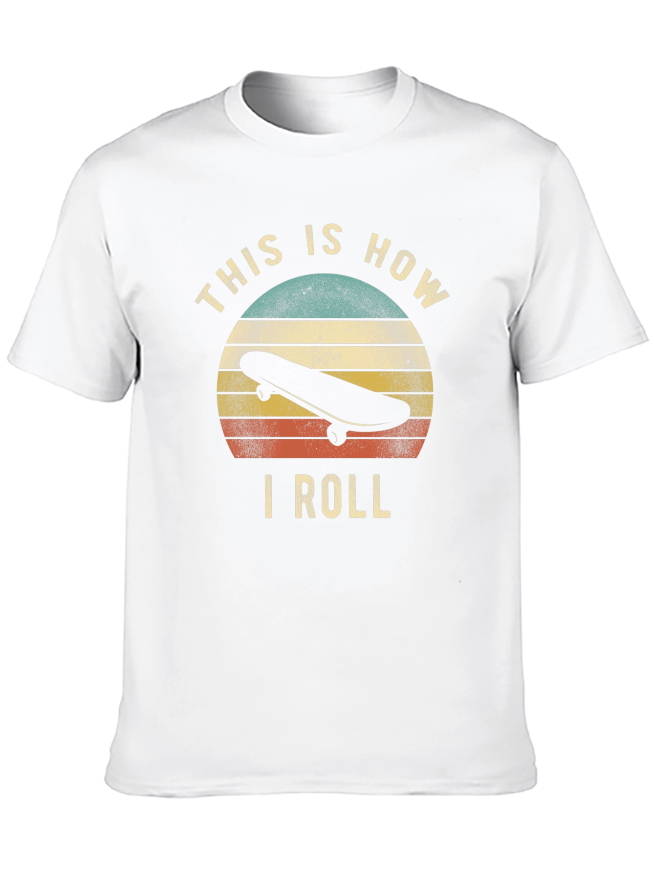 This Is How I Roll Retro Skateboard T-Shirt