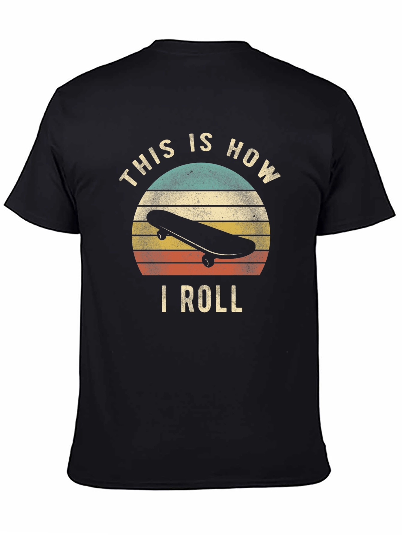 This Is How I Roll Retro Skateboard T-Shirt