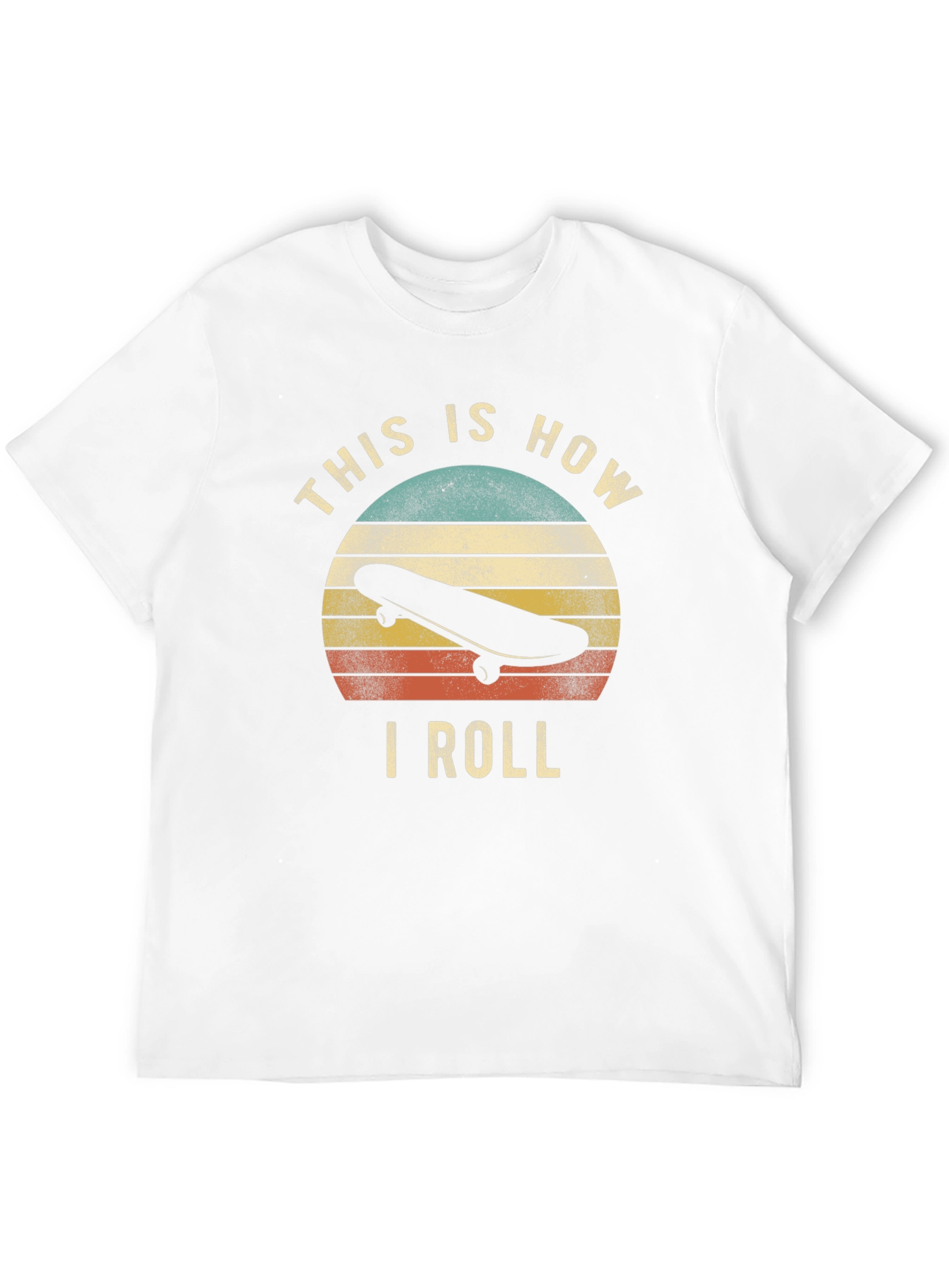 This Is How I Roll Retro Skateboard T-Shirt