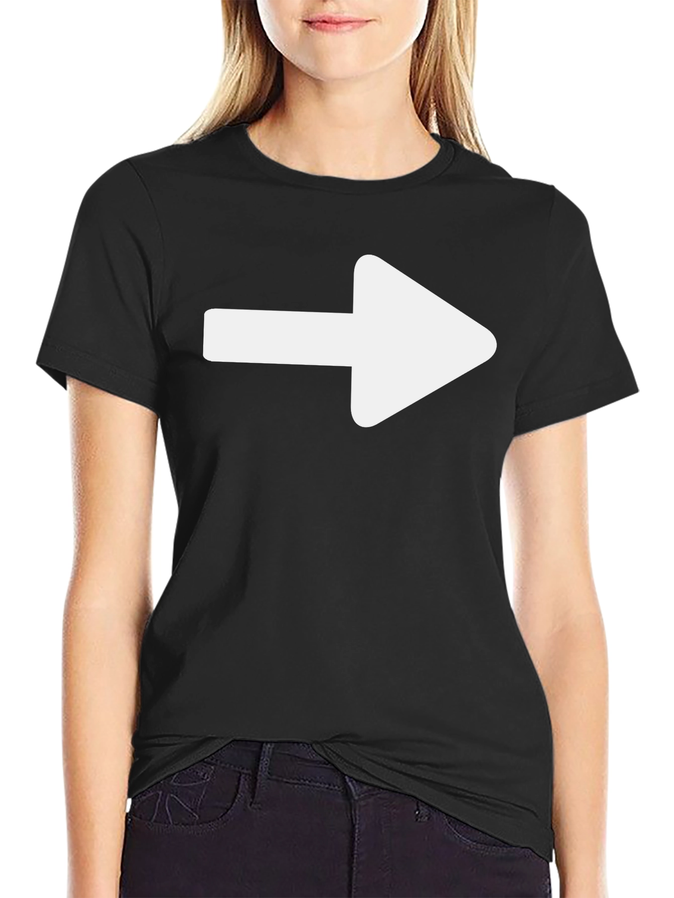Arrow Graphic Black T-Shirt
