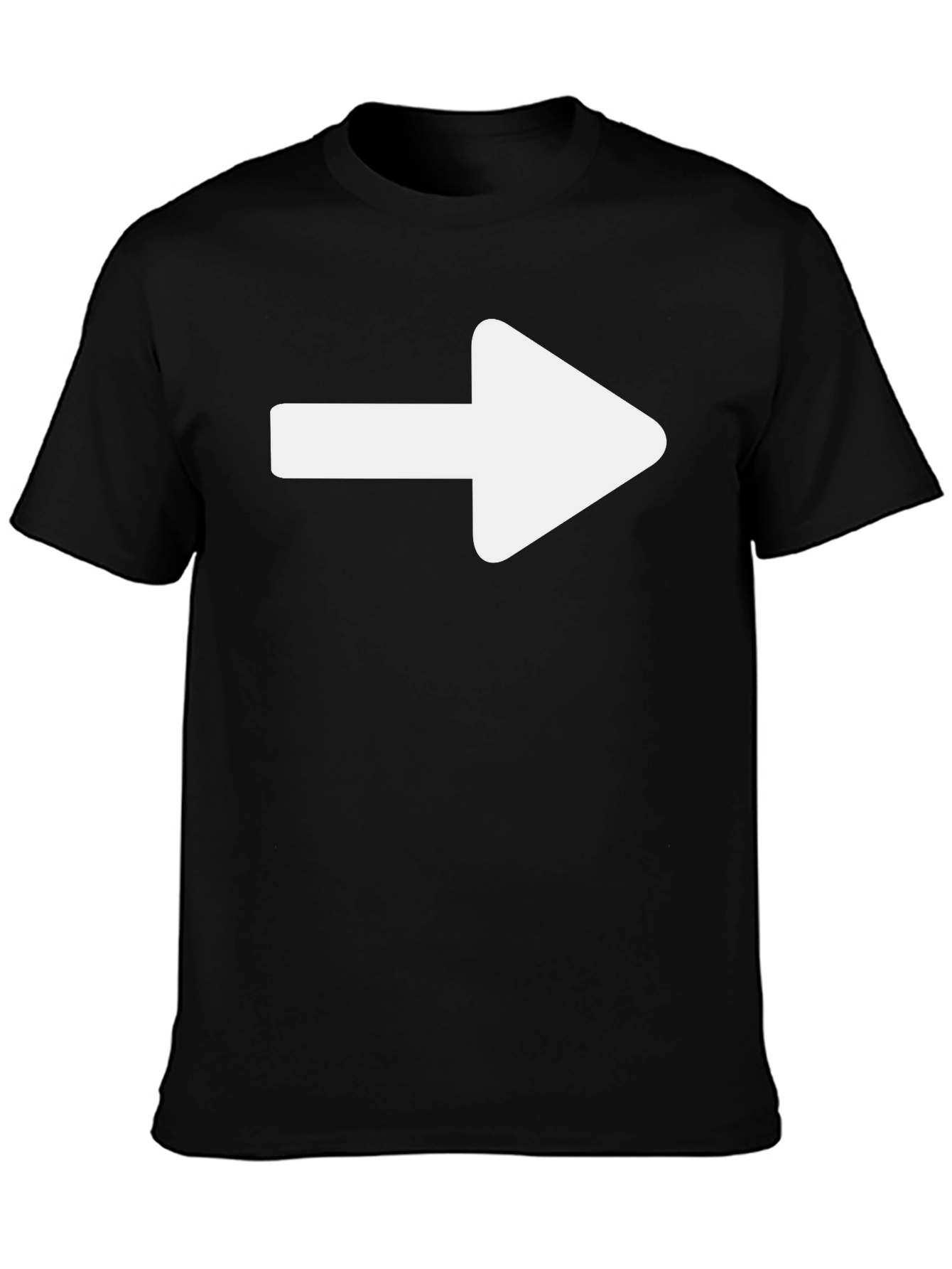 Arrow Graphic Black T-Shirt
