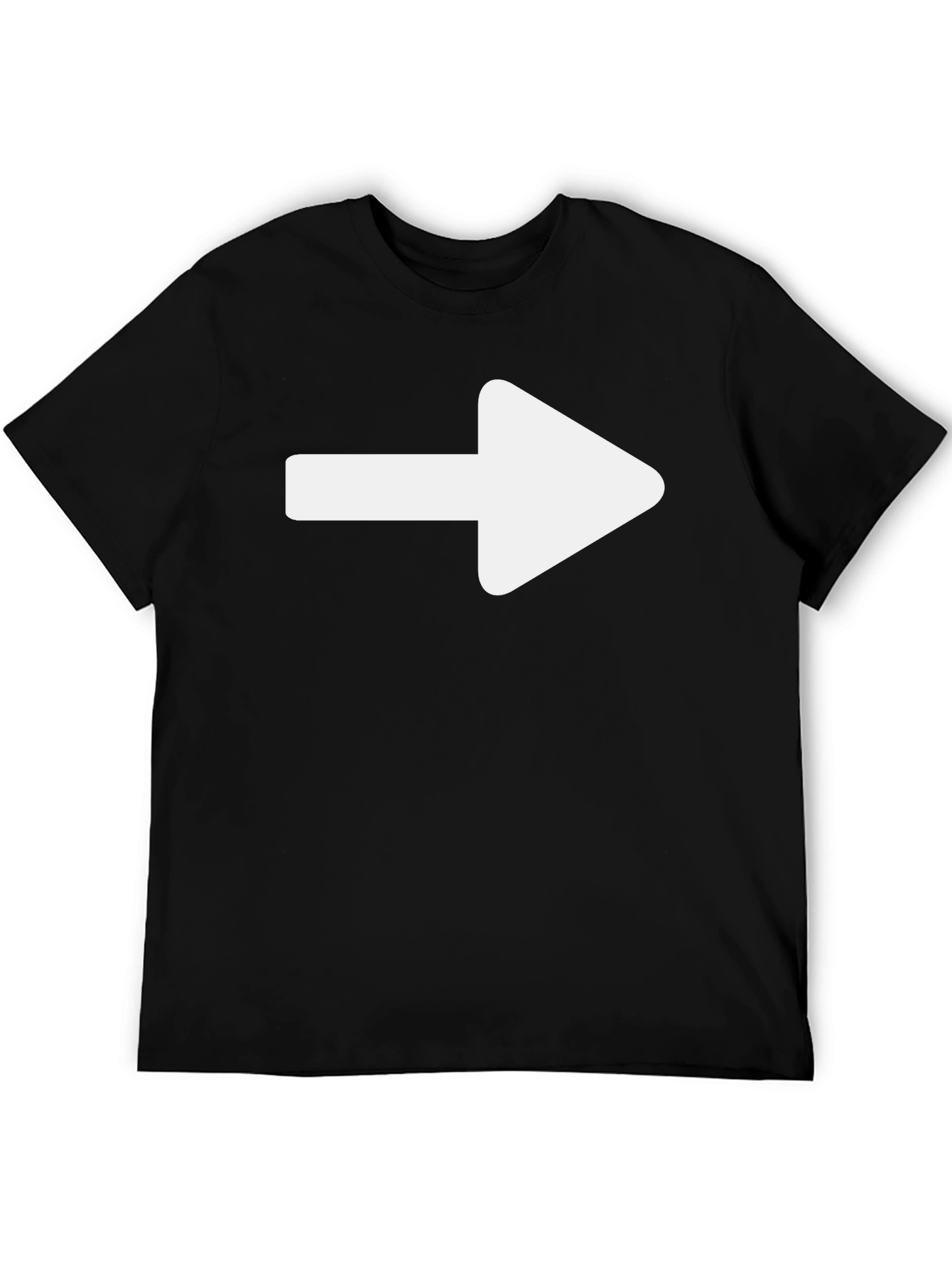 Arrow Graphic Black T-Shirt