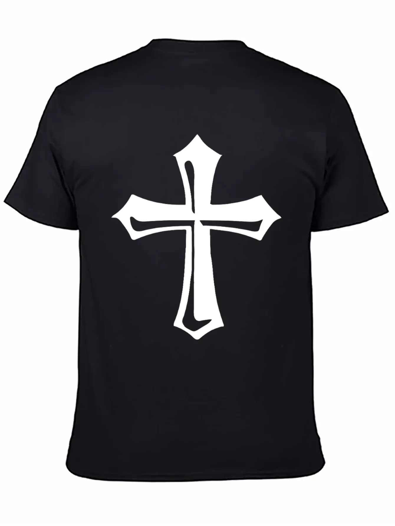 Chainmail Cross Jousting Ren Faire Knights Unisex Short Sleeve Soft Cotton T-Shirt – Casual Everyday Wear