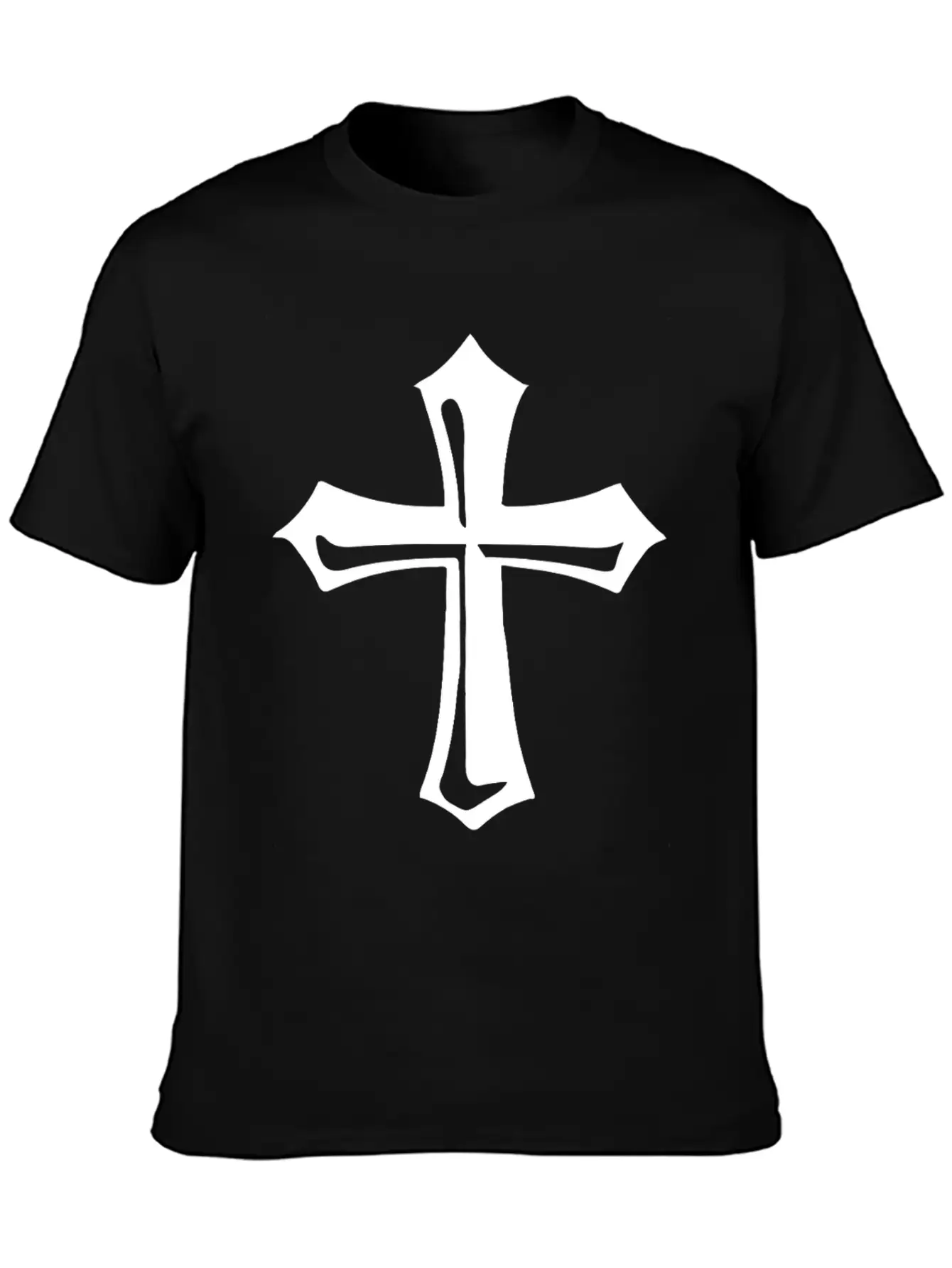 Chainmail Cross Jousting Ren Faire Knights Unisex Short Sleeve Soft Cotton T-Shirt – Casual Everyday Wear