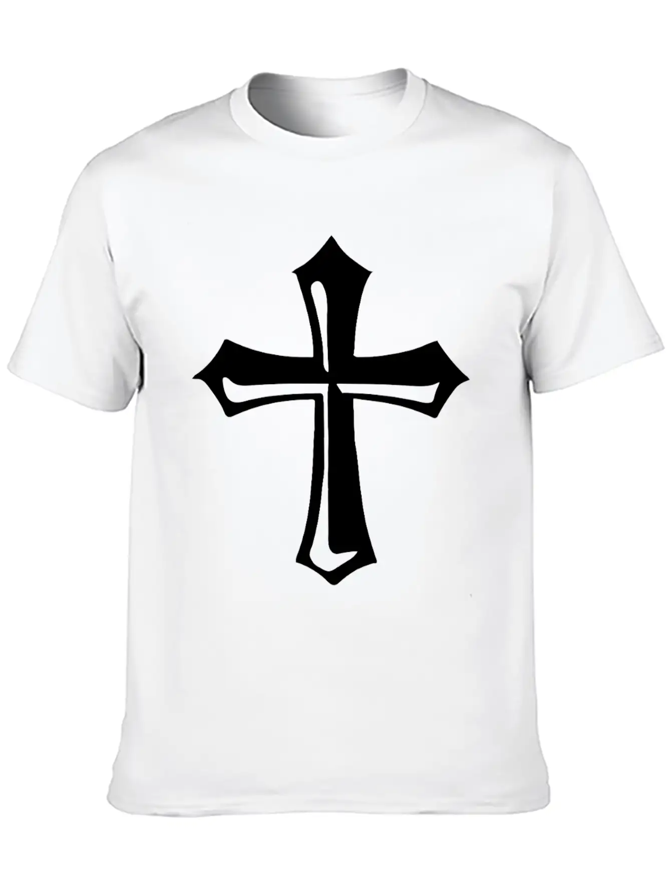 Chainmail Cross Jousting Ren Faire Knights Unisex Short Sleeve Soft Cotton T-Shirt – Casual Everyday Wear