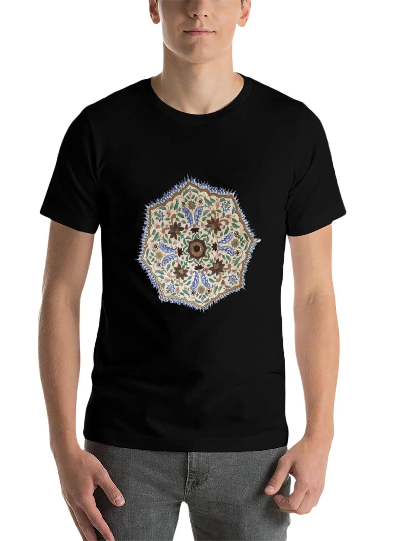 Chakra On Chest Timeless Short Sleeve Tee – Comfy And Minimalist Design