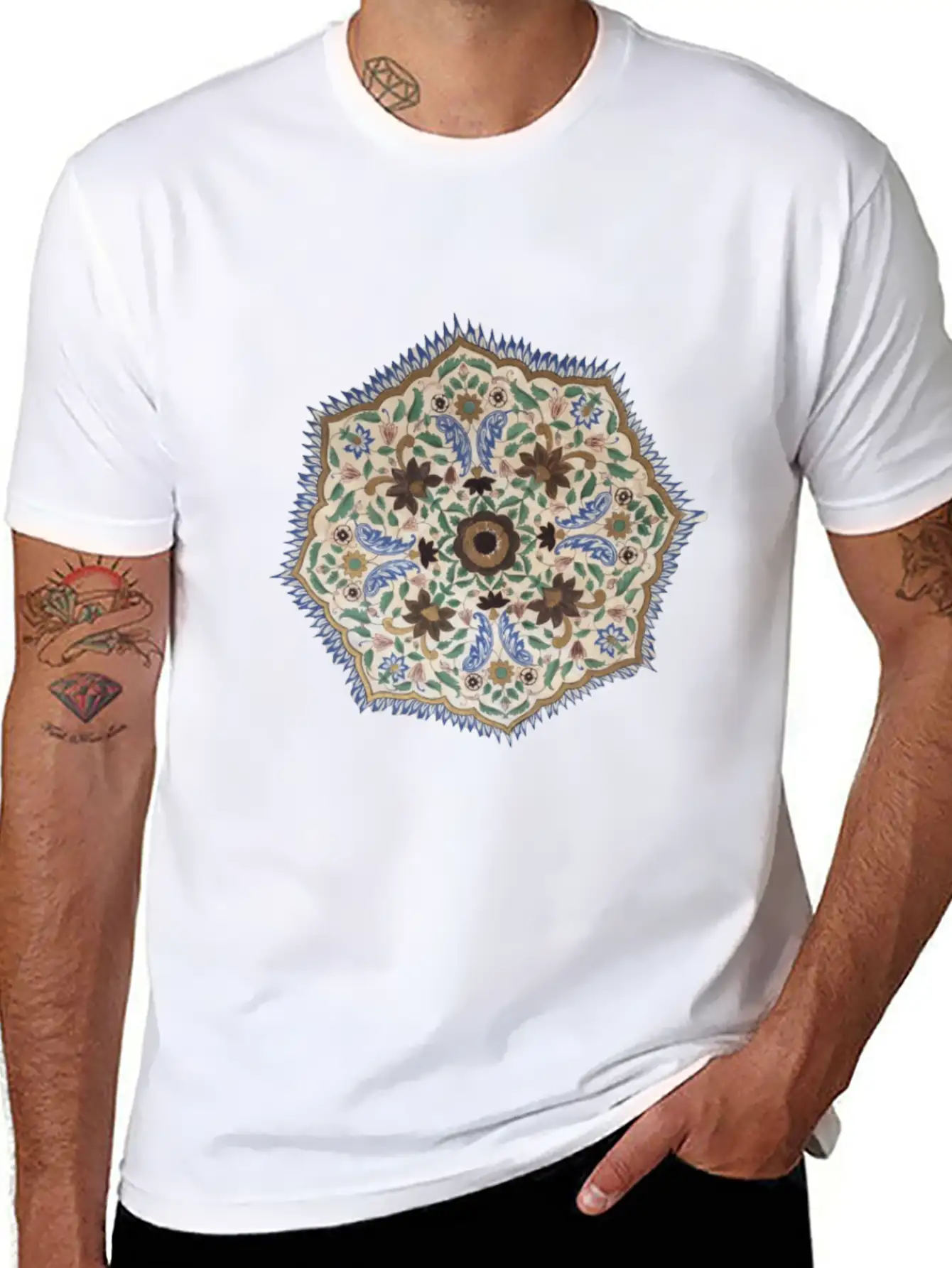 Chakra On Chest Timeless Short Sleeve Tee – Comfy And Minimalist Design