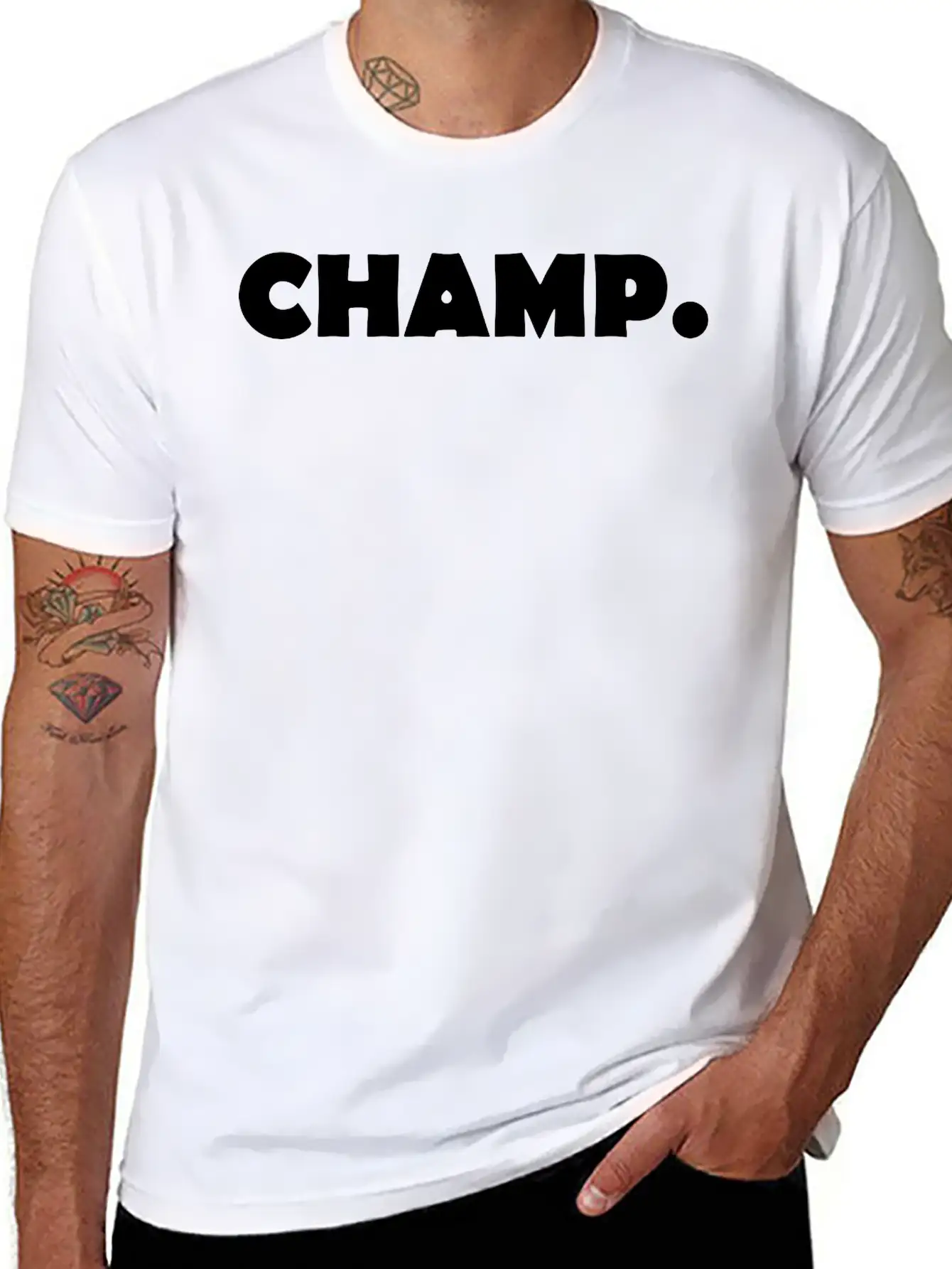 CHAMP Comfortable Minimalist Graphic Tee – Summer Style Essential