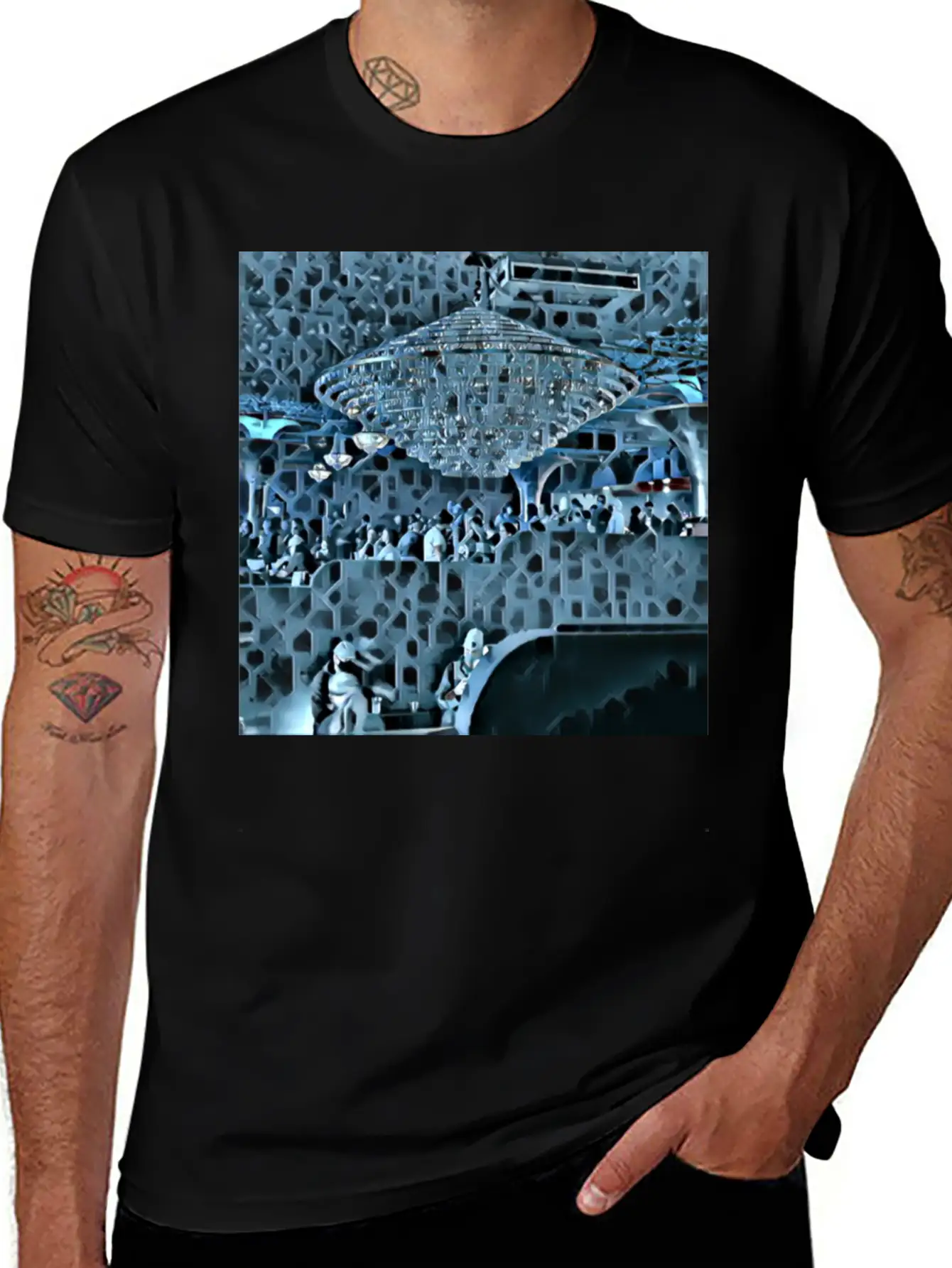 Chandelier 4 Unisex Short Sleeve Soft Cotton T-Shirt – Casual Everyday Wear