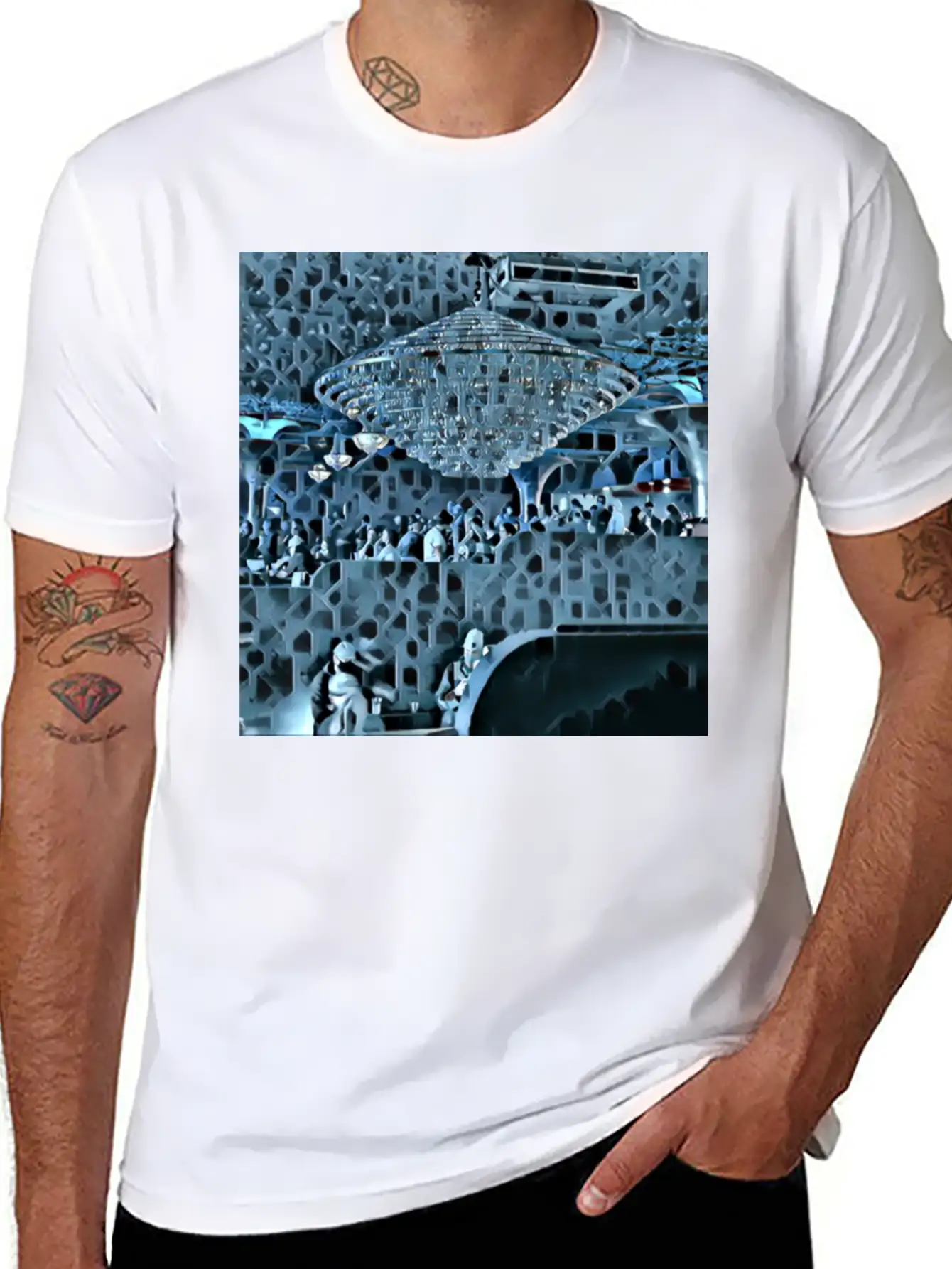 Chandelier 4 Unisex Short Sleeve Soft Cotton T-Shirt – Casual Everyday Wear