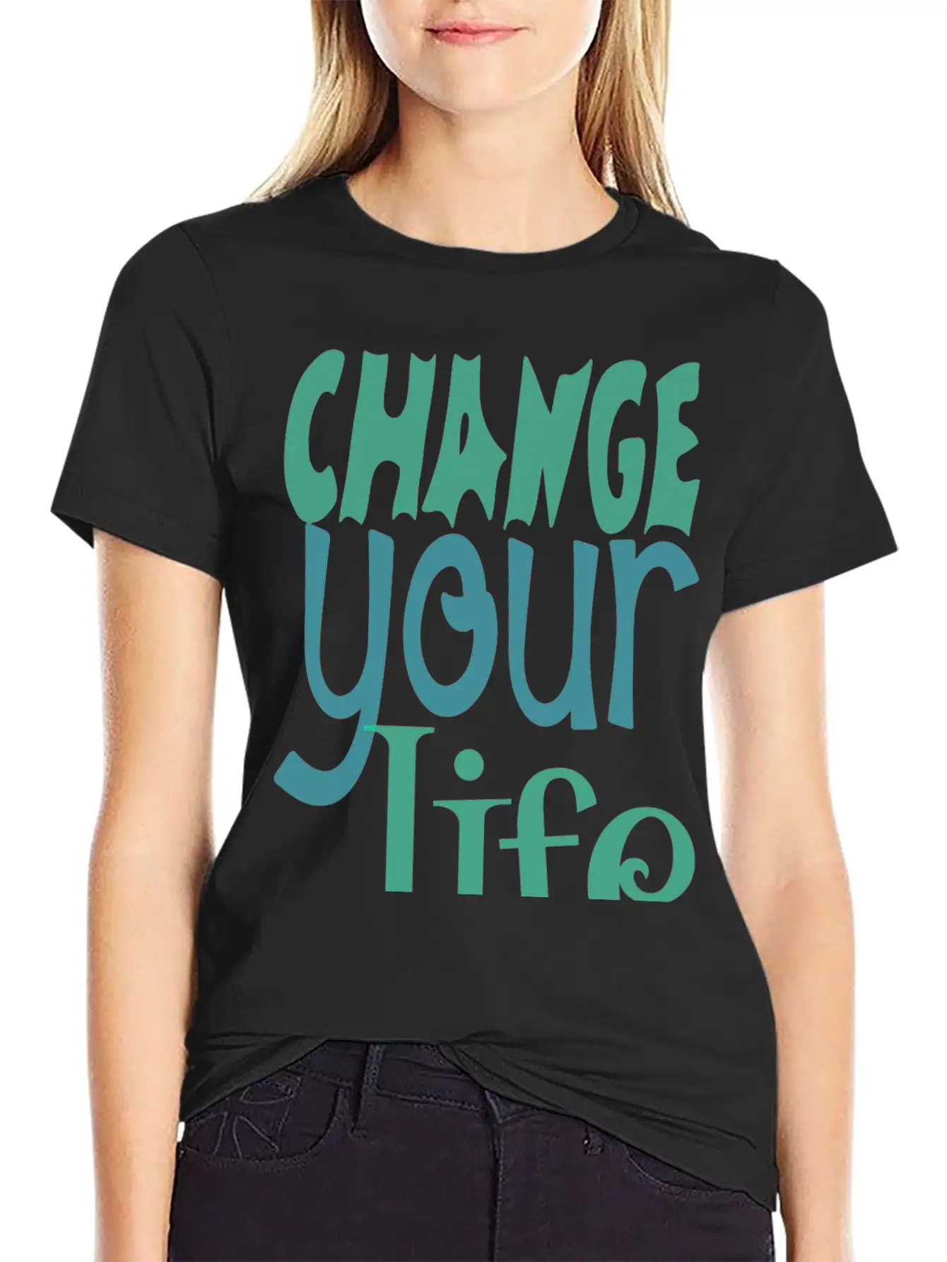 Change Your Life Motivational Quote Essential Unisex Summer Tee – Soft Cotton Casual Fit