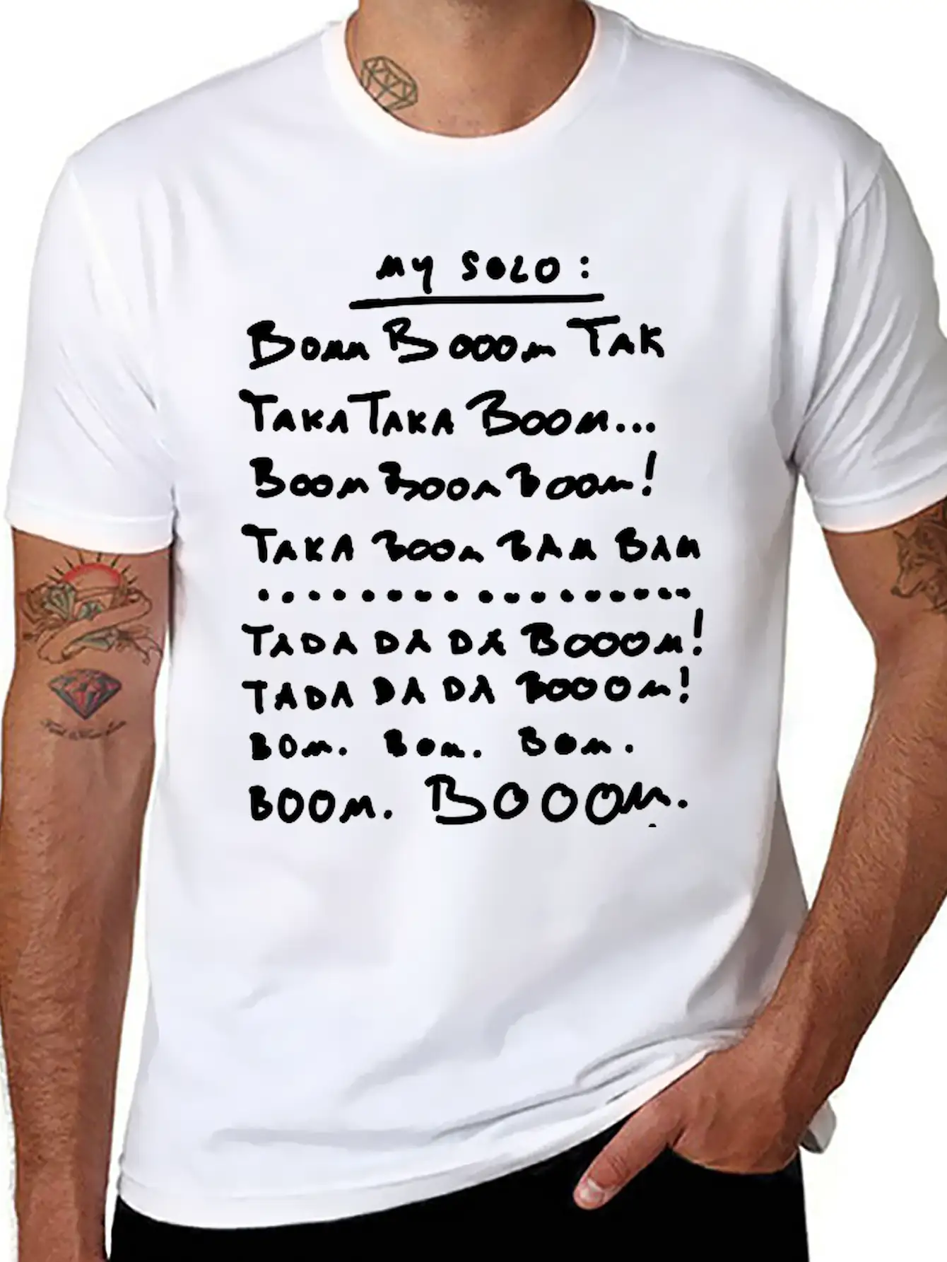 Cheat Sheet For Drummers Timeless Short Sleeve Tee – Comfy And Minimalist Design