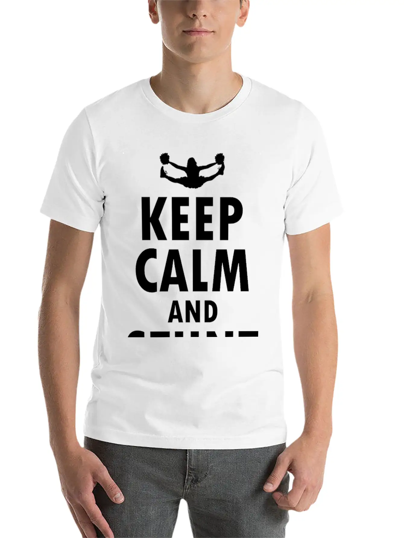 Cheerleader Cheerleading Girl Cheering Funny Unisex Casual T-Shirt – Clean Design For Daily Comfort